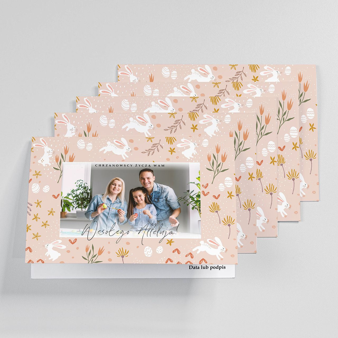 Zestaw kartek wielkanocnych (5 szt.)