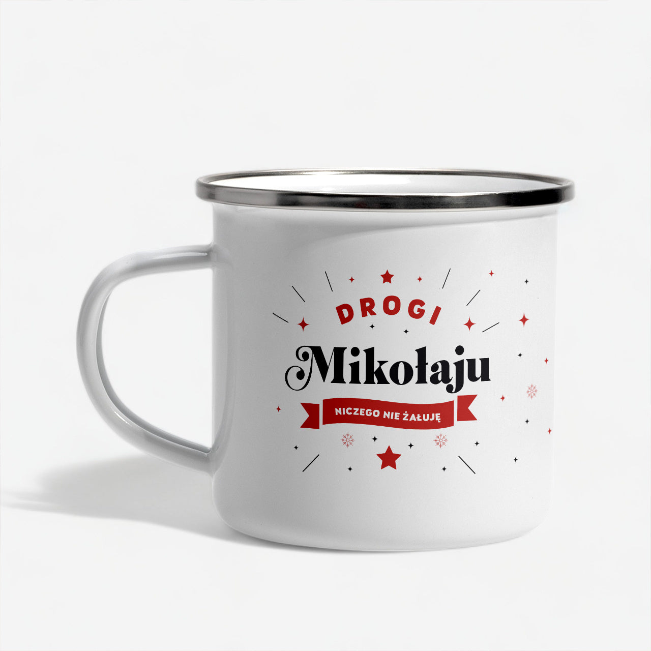 Personalizowany kubek mikołajkowy - Niczego Nie Żałuję