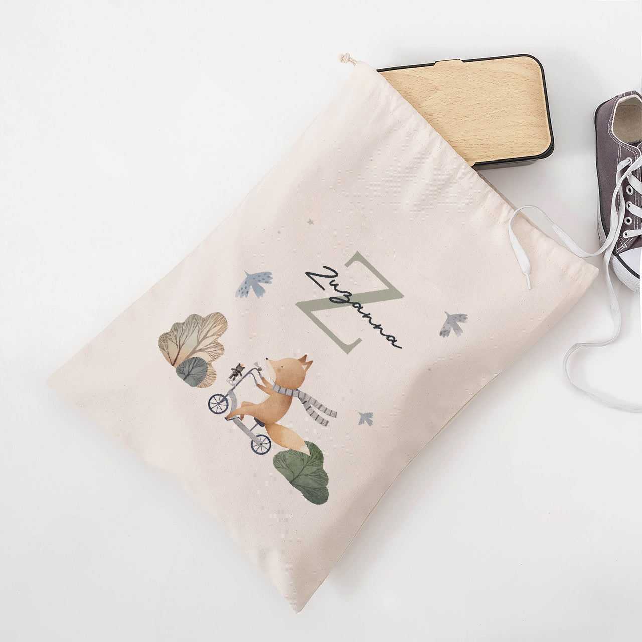 Imienny worek na kapcie do przedszkola worek z imieniem worek na kapcie worek do przedszkola prezent dla dziecka