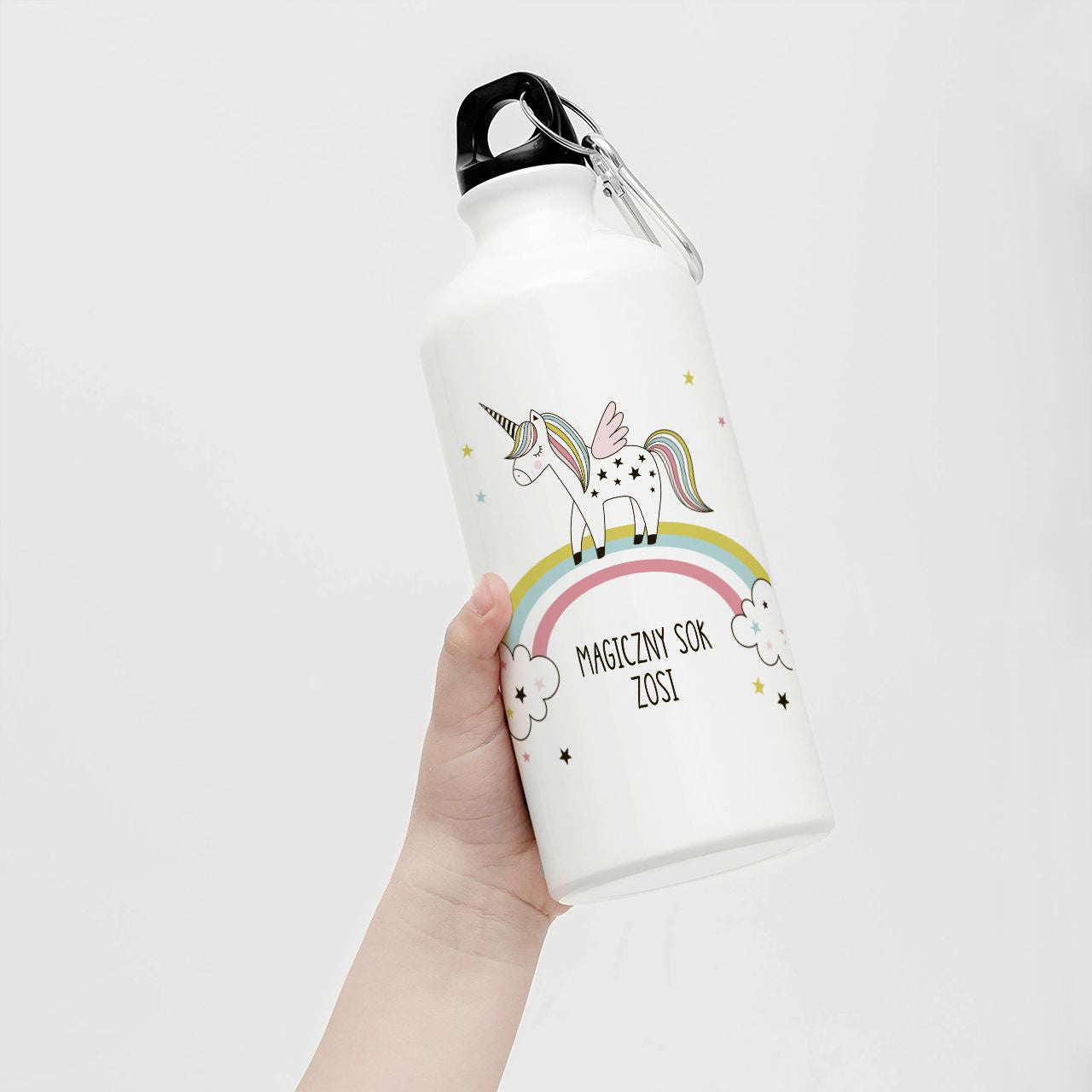 Personalizowany bidon do szkoły dla dziewczynki - jednorożec