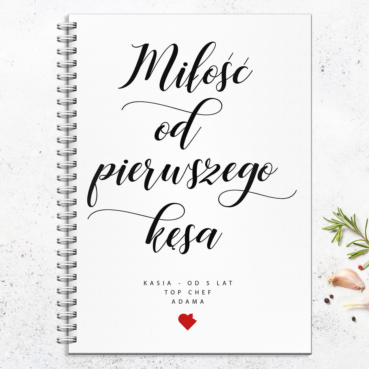 Personalizowany notes dla żony na Rocznicę