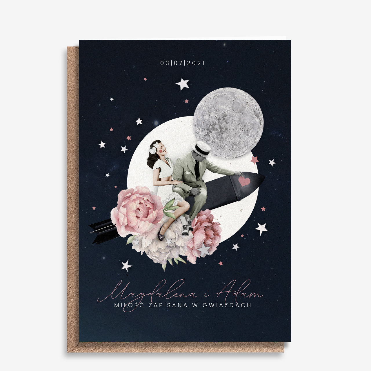 Personalizowana kartka ślubna