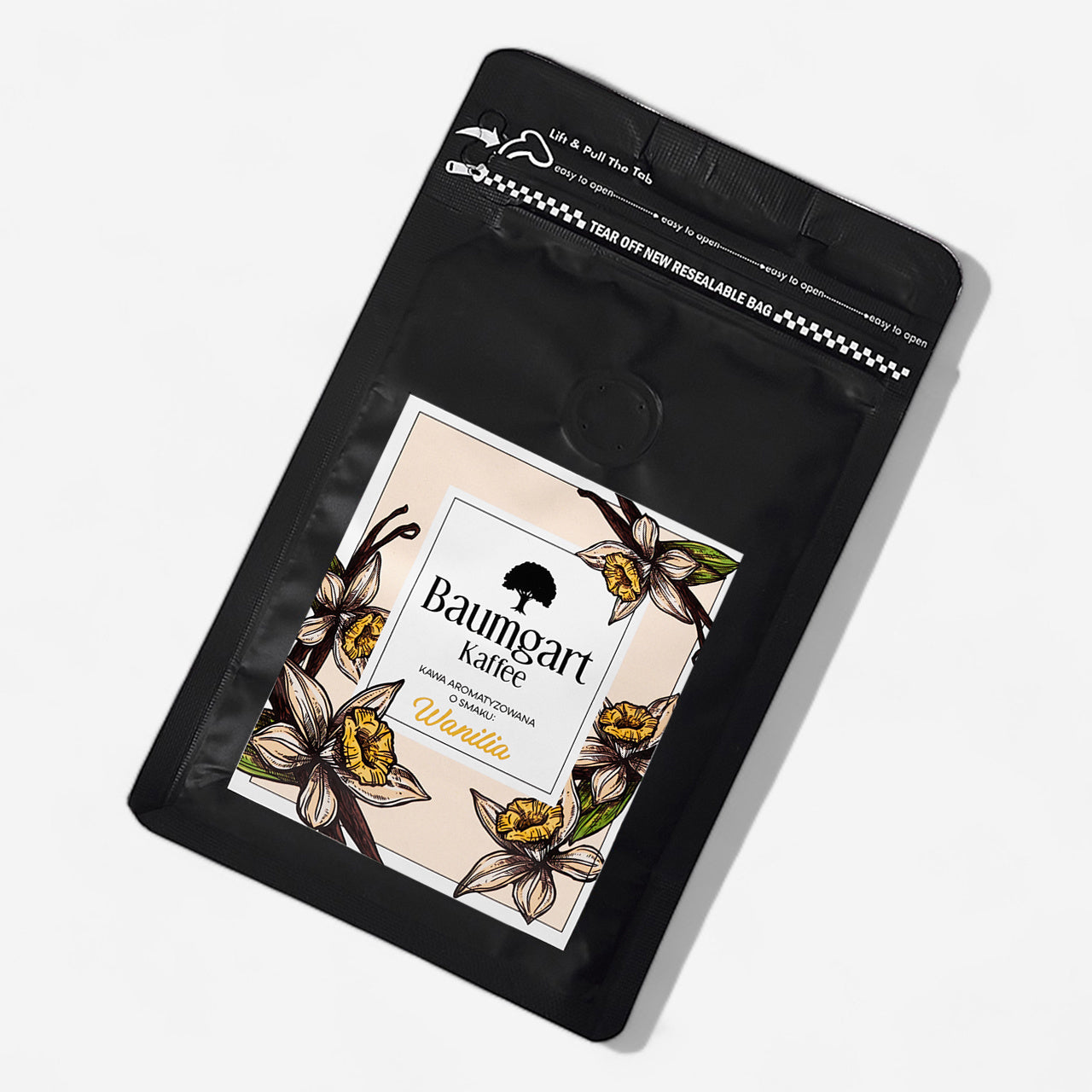 Mielona kawa waniliowa - prezent dla kawosza kawa z wanilią prezent kawa smakowa aromatyczna kawa waniliowa