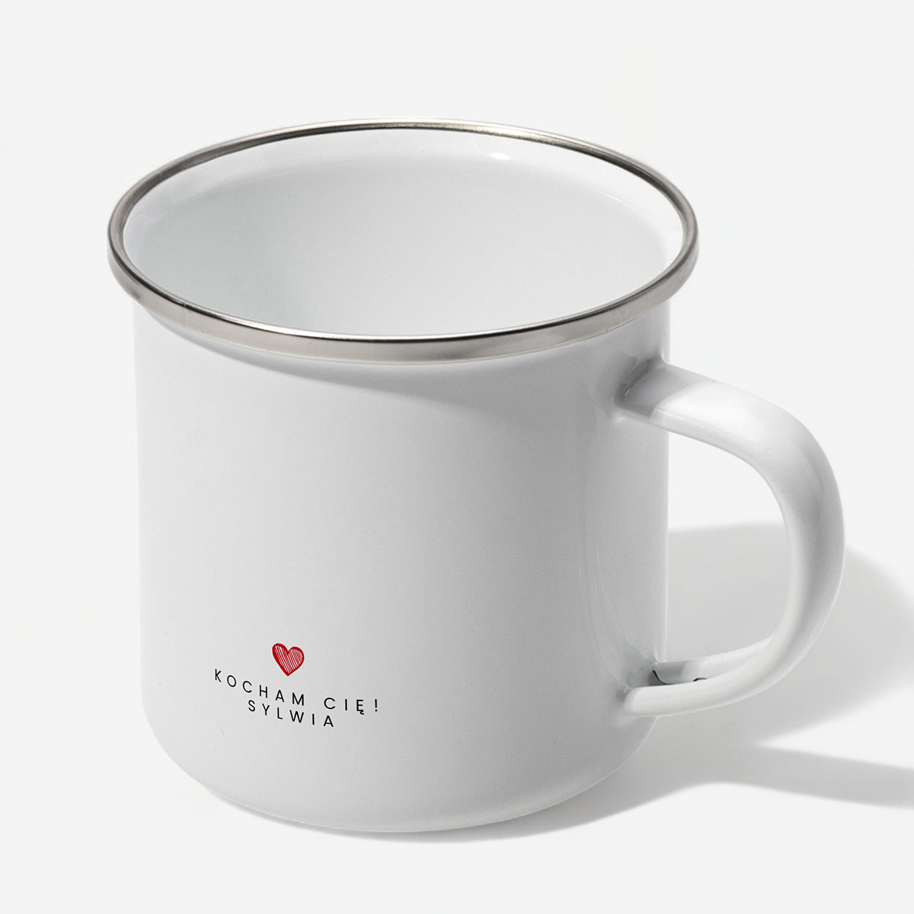 Emaliowany kubek na Dzień Chłopaka - prezent dla ukochanego kubek emaliowany prezent na Dzień Chłopaka