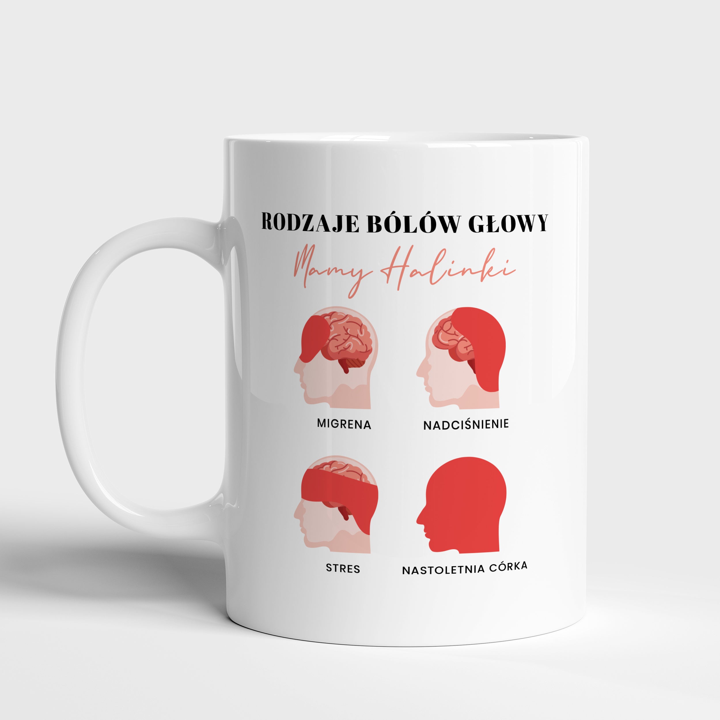 Zabawny kubek dla nastolatka - Ból Głowy
