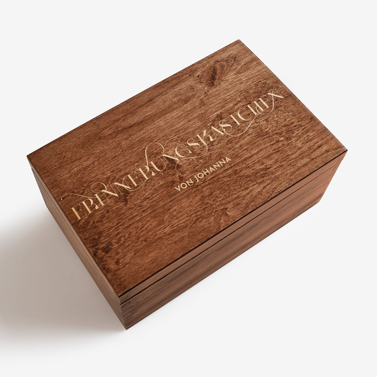 Gravierte Erinnerungsbox für Fotos - Geschenk für eine Frau oder die beste Freundin
