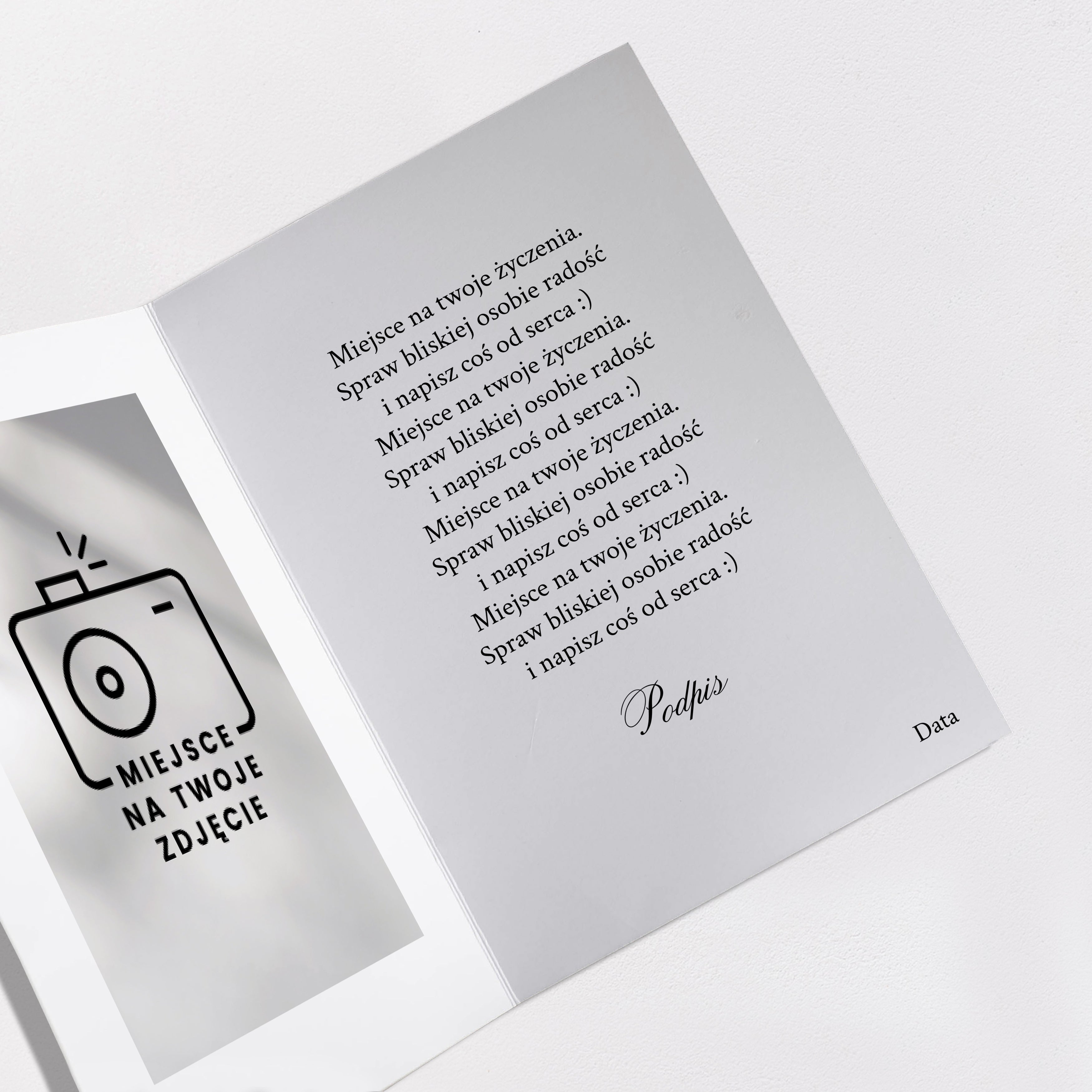 Kartka ze zdjęciem na Ślub