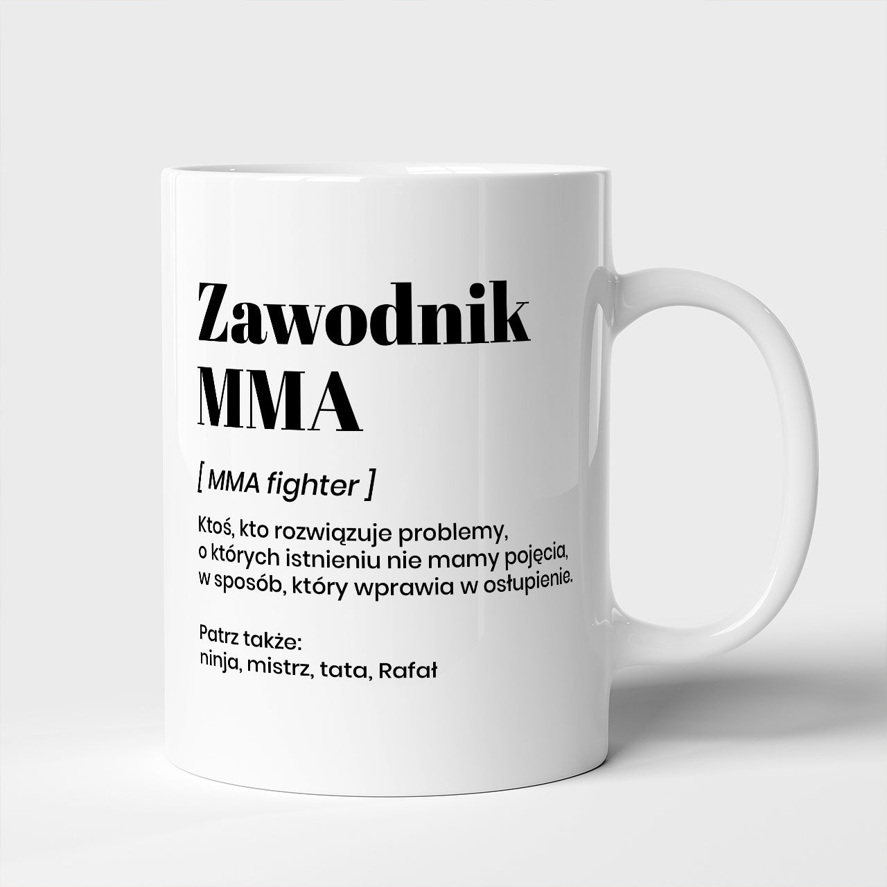 Personalizowany kubek - prezent dla zawodnika MMA