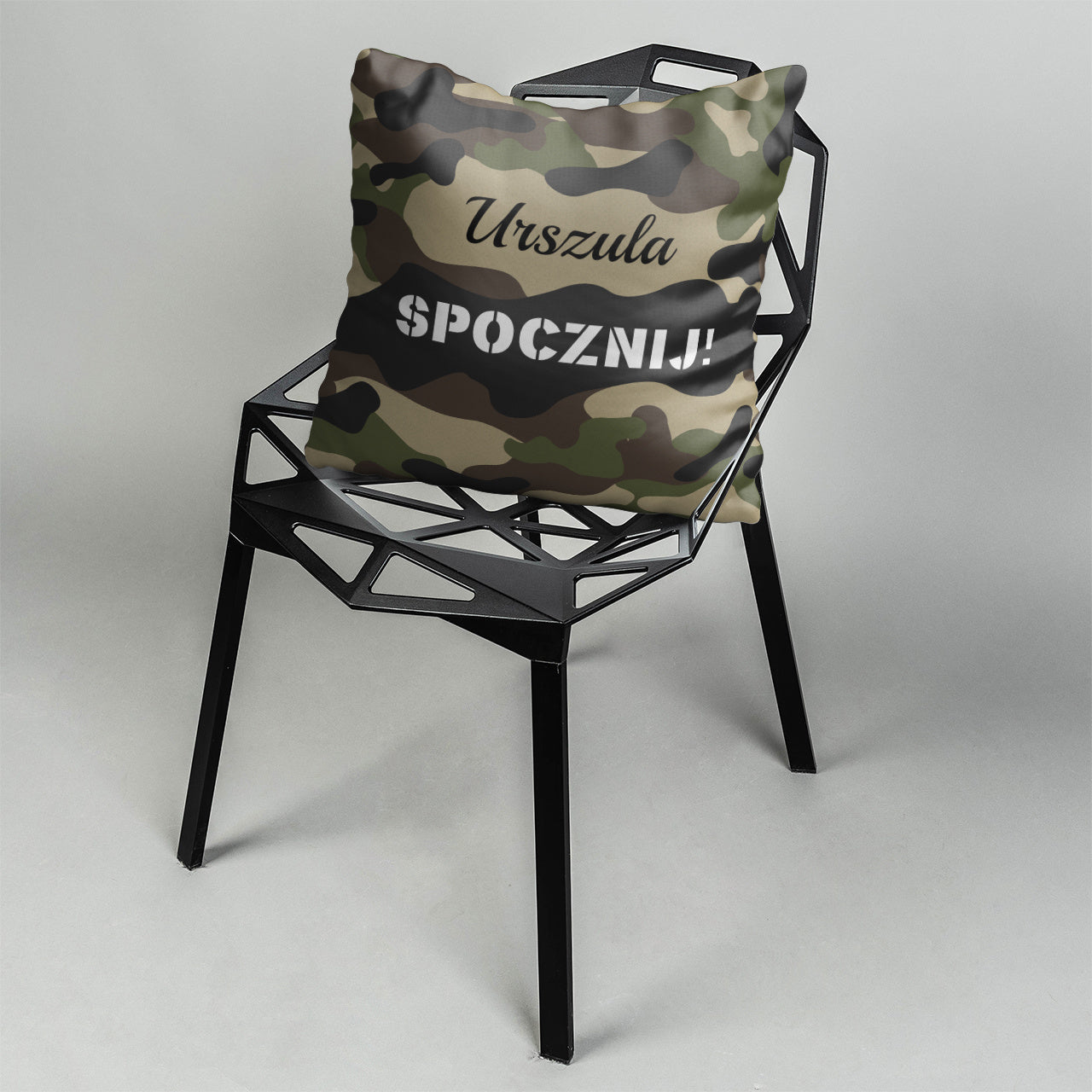 Personalizowana poduszka dla żołnierki