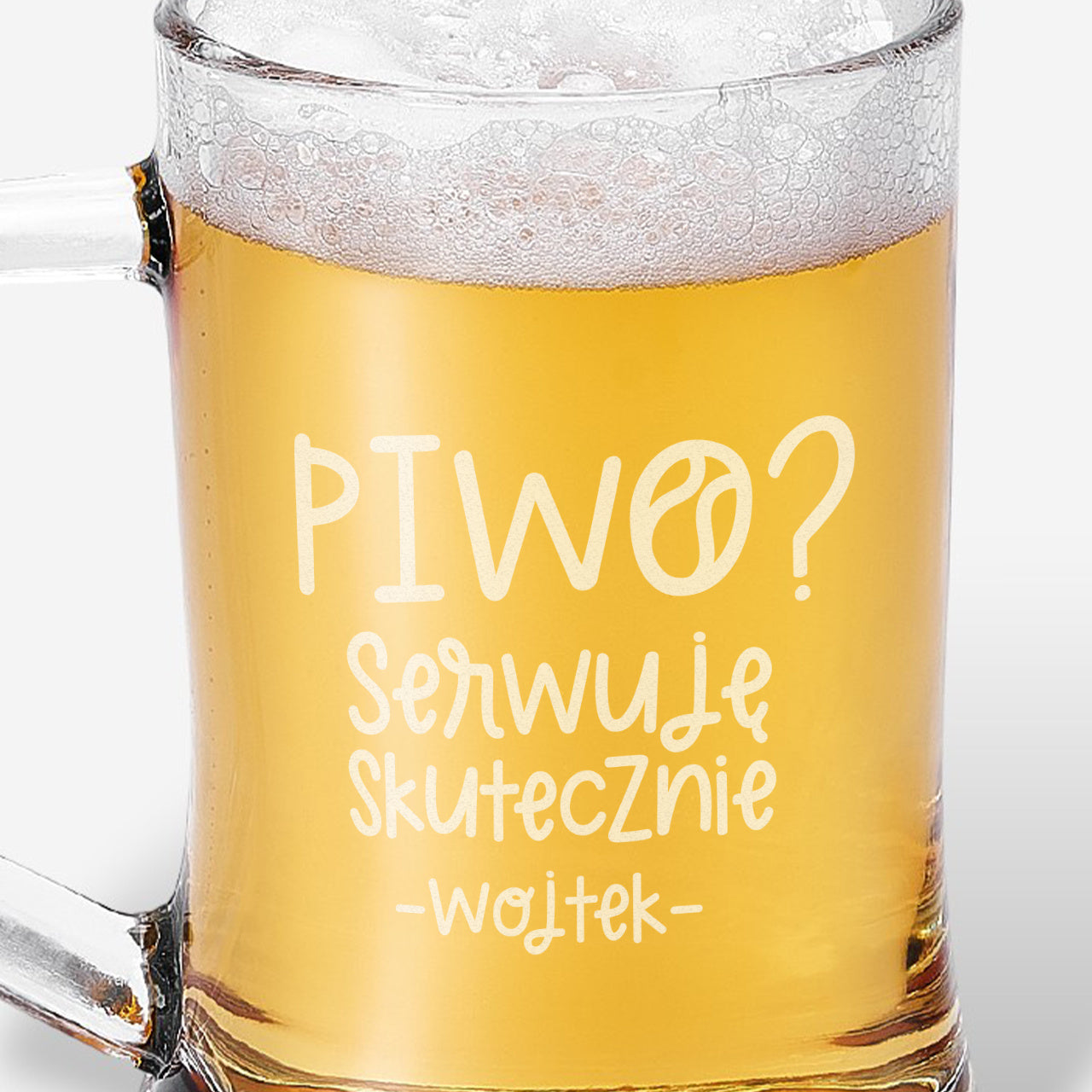 Grawerowany kufel dla tenisisty kufel na piwo kufel do piwa z grawerem prezent dla tenisisty