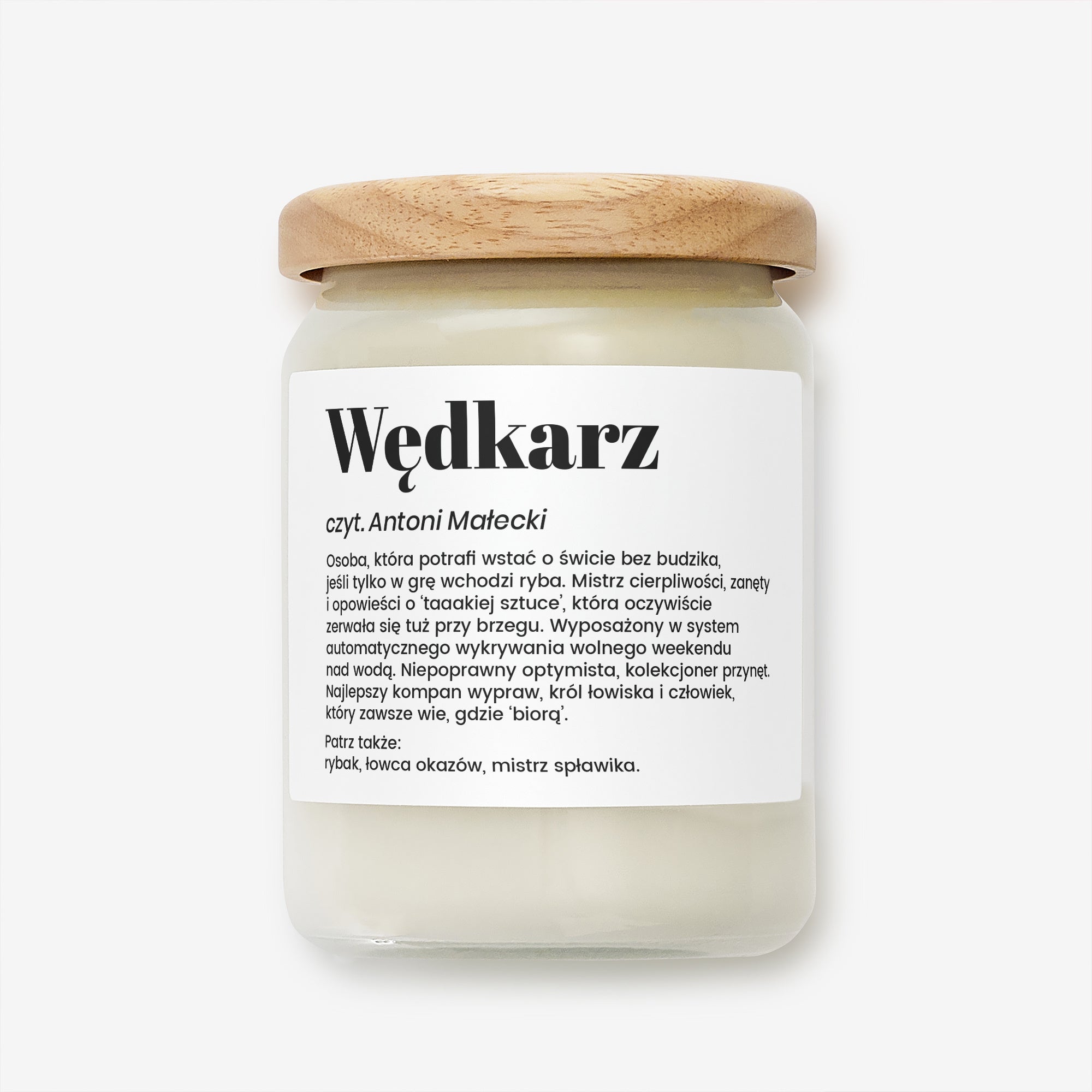 Świeca zapachowa - prezent dla wędkarza