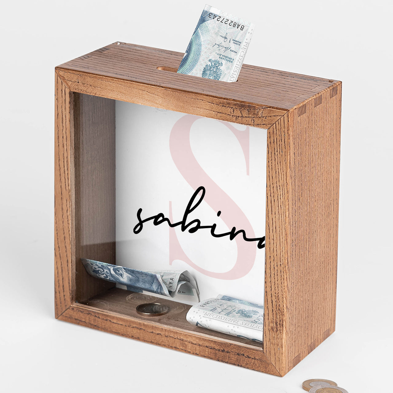 Personalizowana skarbonka - prezent z imieniem dla dziewczynki