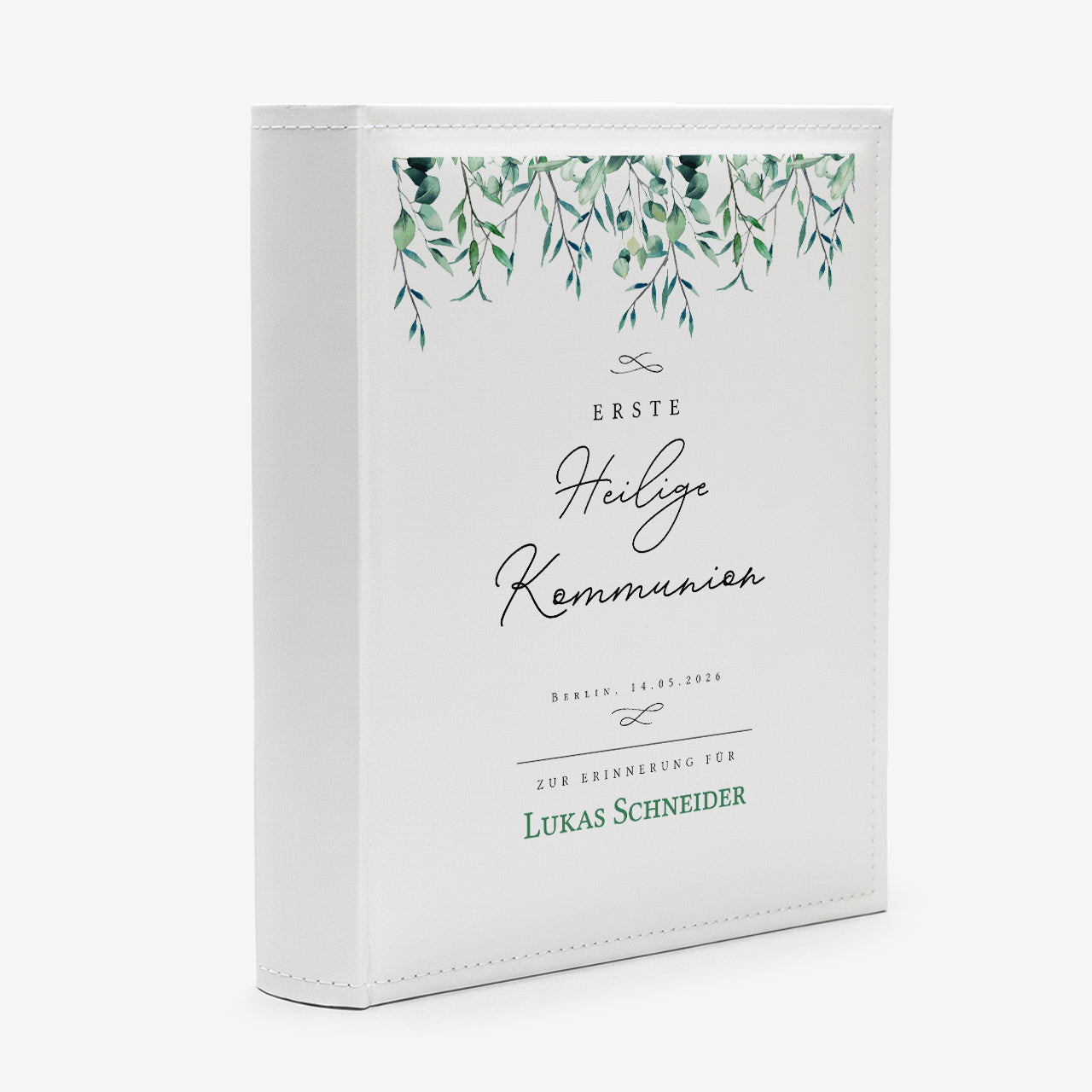 Personalisiertes Album als Geschenk zur Kommunion