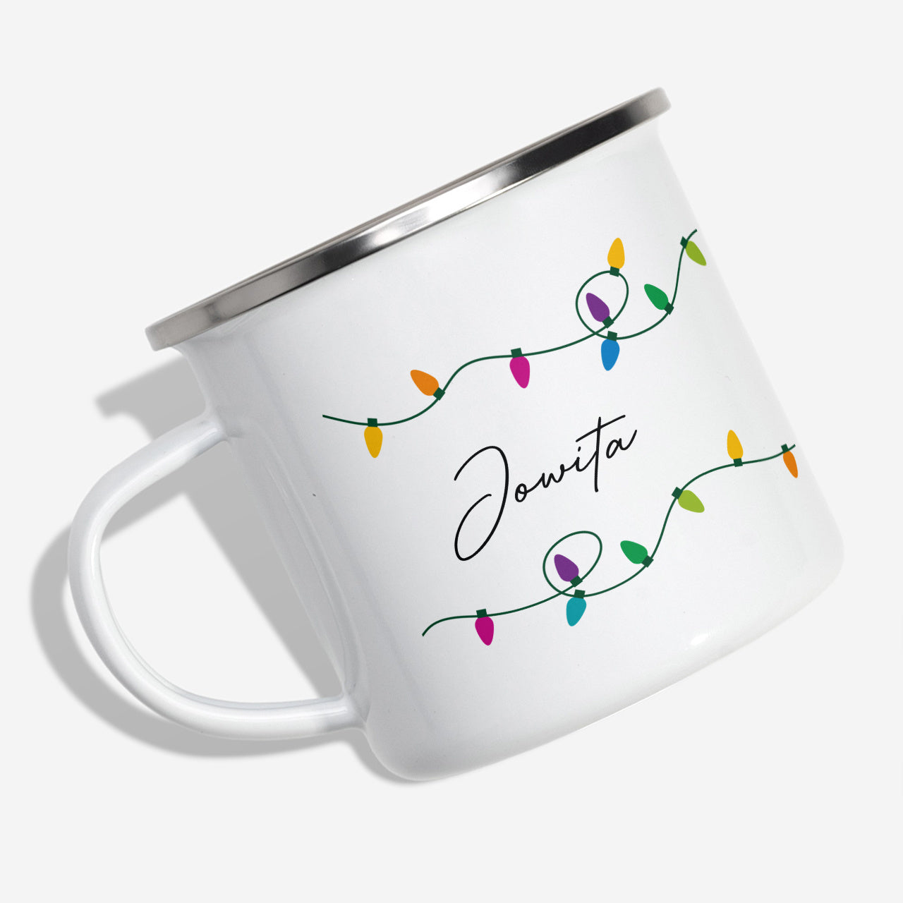 Kubek świąteczny z imieniem - prezent na święta personalizowany kubek świąteczny