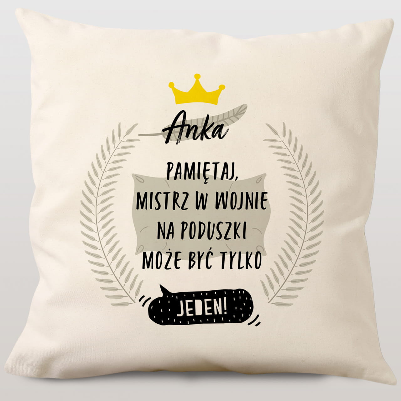 Poduszka dla domatora prezent dla domatora personalizowana poduszka poduszka z nadrukiem poduszka personalizowana