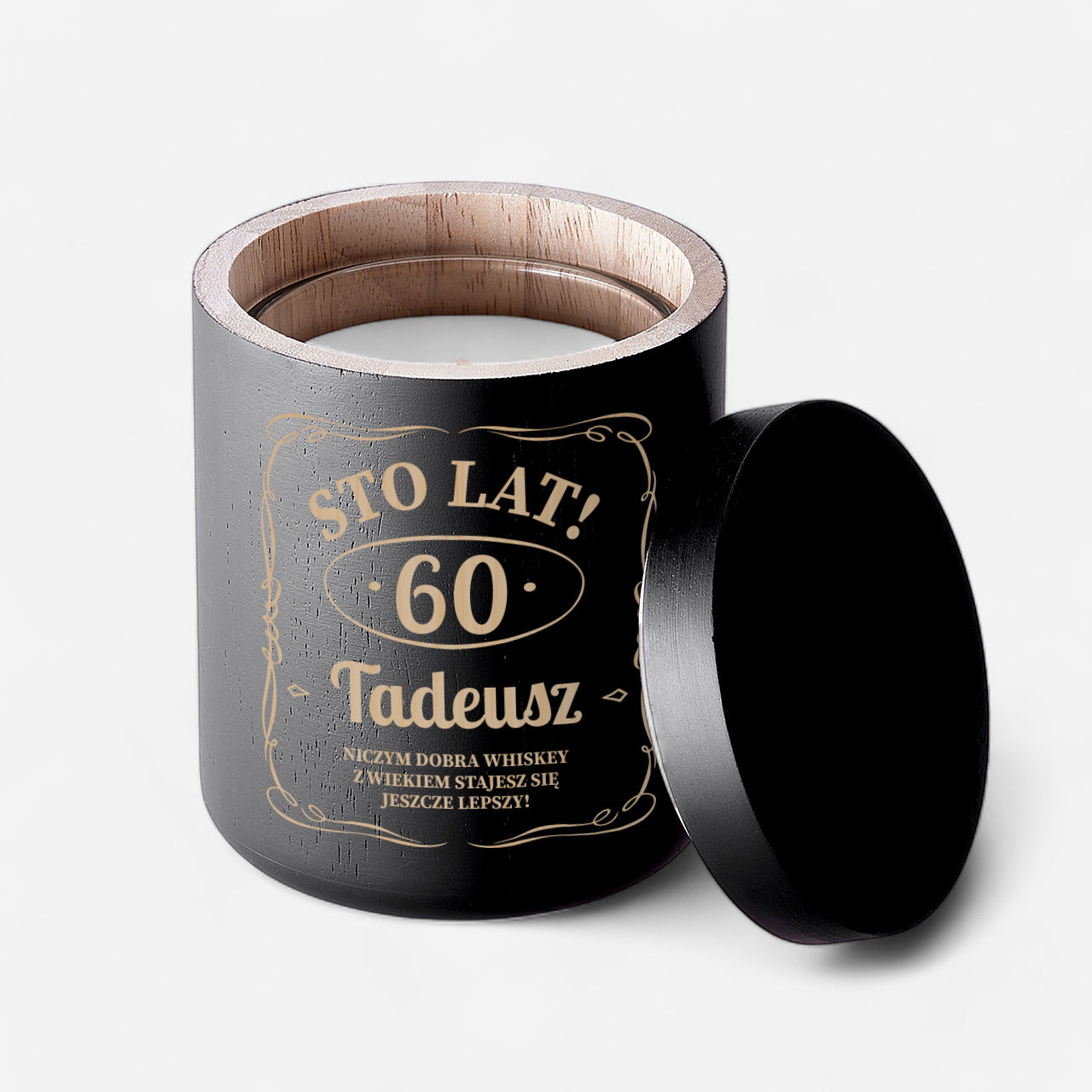 Świeca dla mężczyzny na urodziny