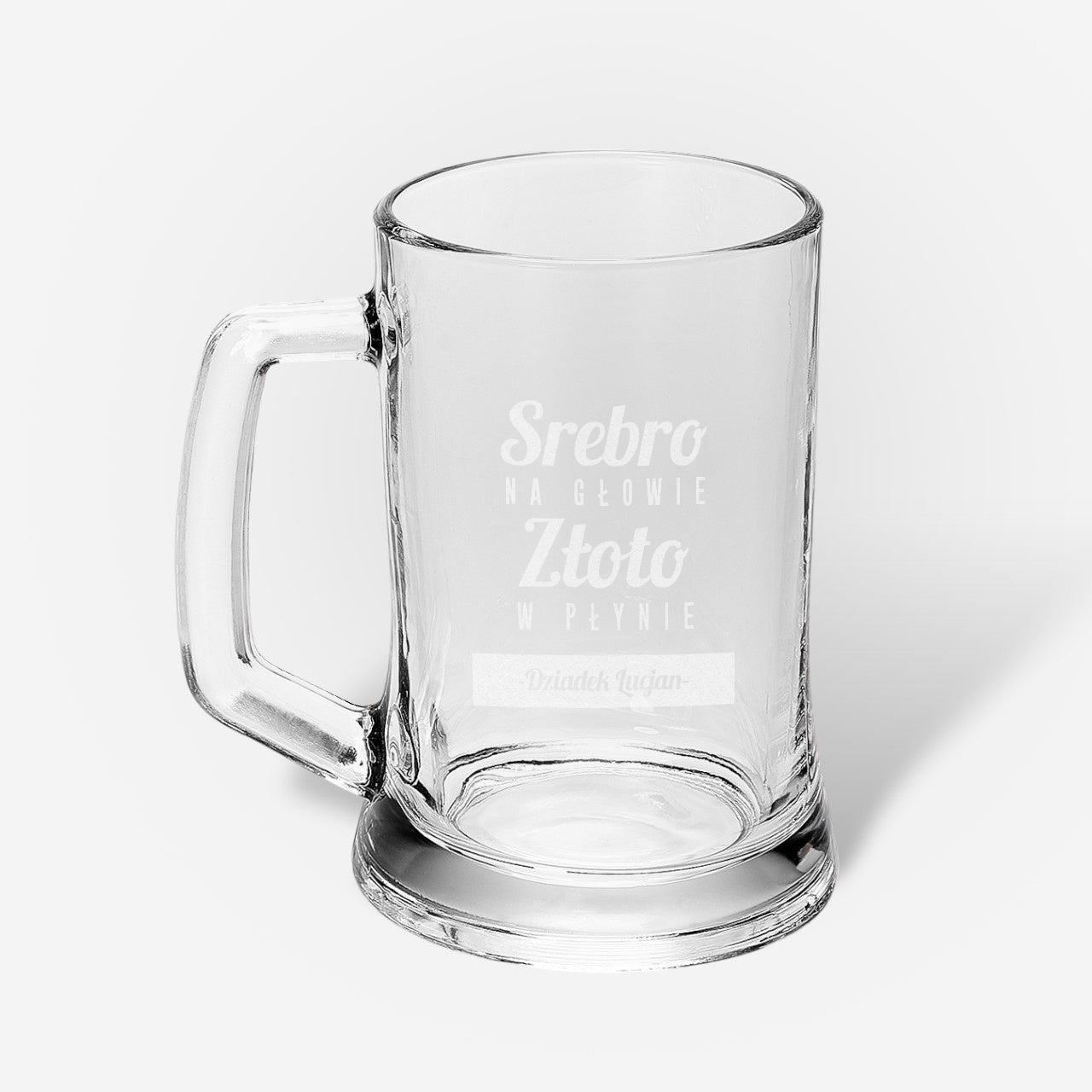 Personalizowany kufel dla dziadka - Złoto w Płynie