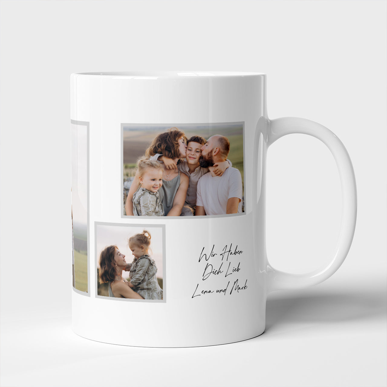 Becher zum Muttertag von den Kindern
