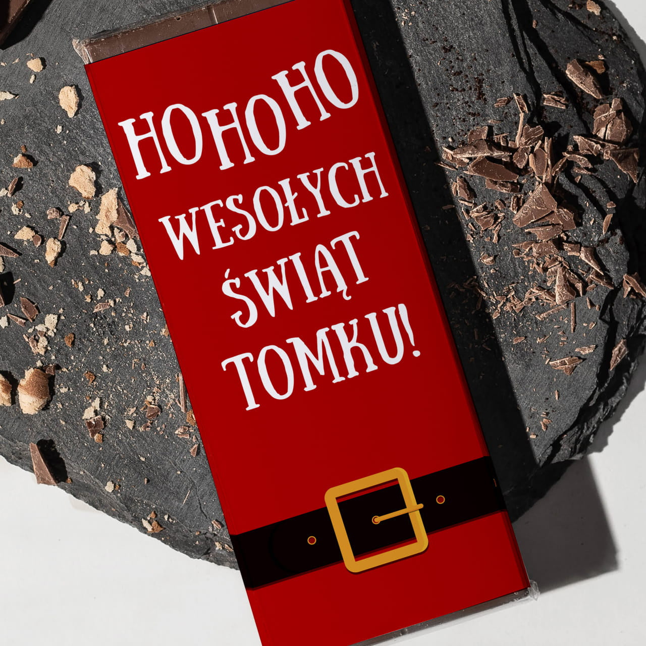 Personalizowana czekolada świąteczna upominek świąteczny czekolada personalizowana upominek na święta