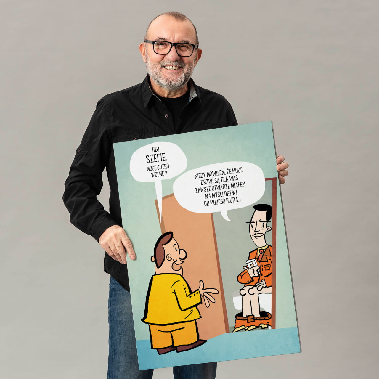 Śmieszna kartka dla szefa xxl 