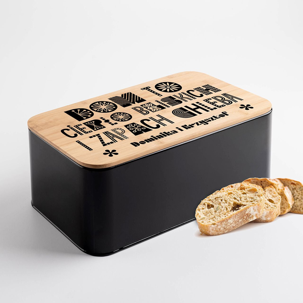 Duży chlebak personalizowany w prezencie na parapetówkę