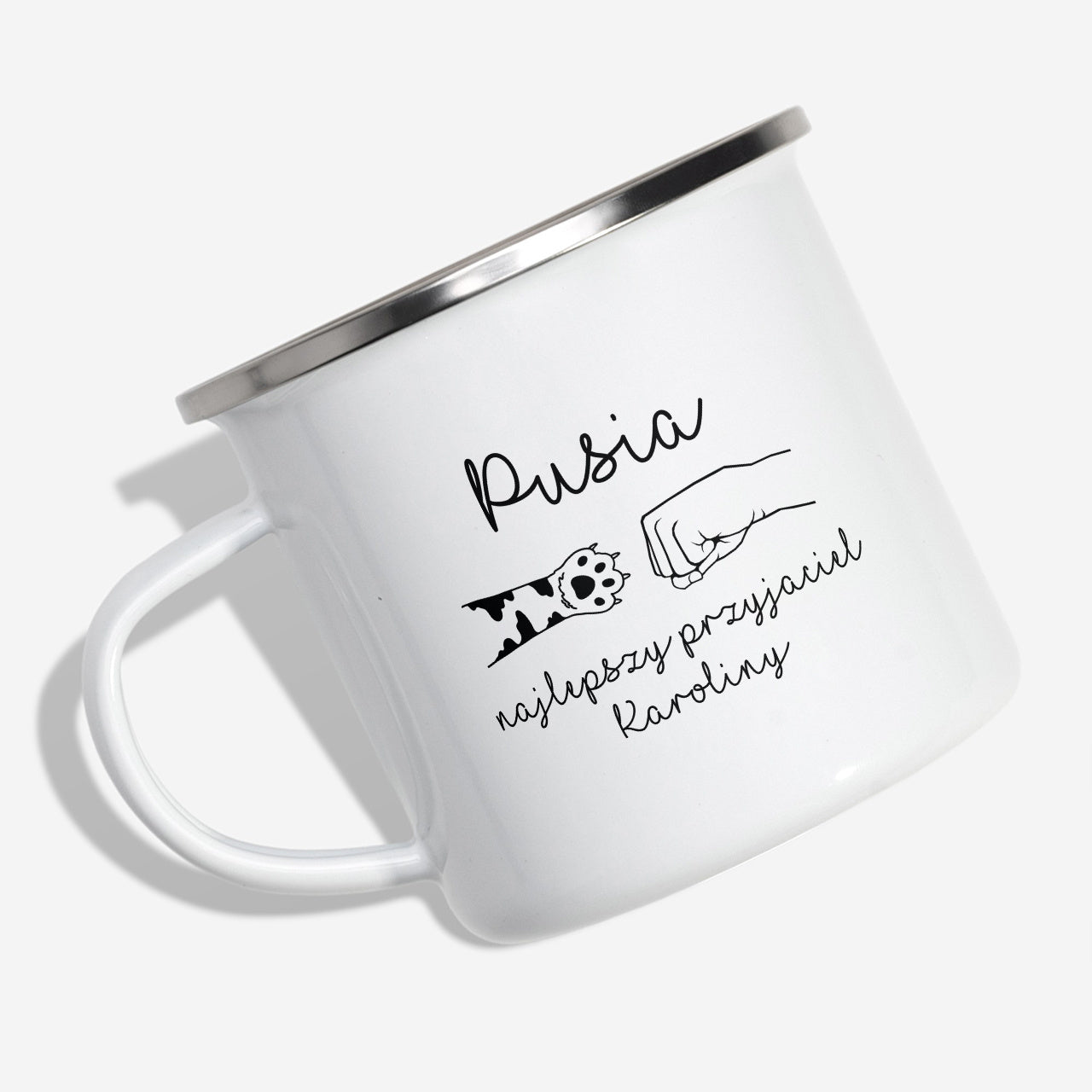 Personalizowany kubek z kotem - najlepszy przyjaciel 