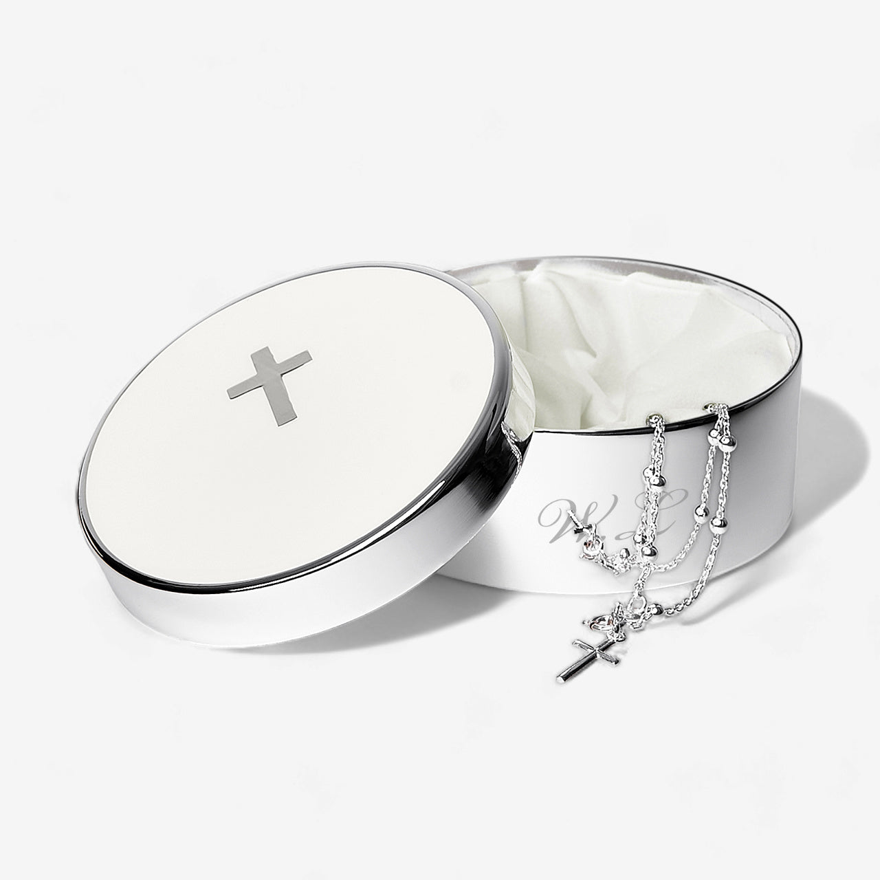 Różaniec dla chhłopca na Chrzest Święty