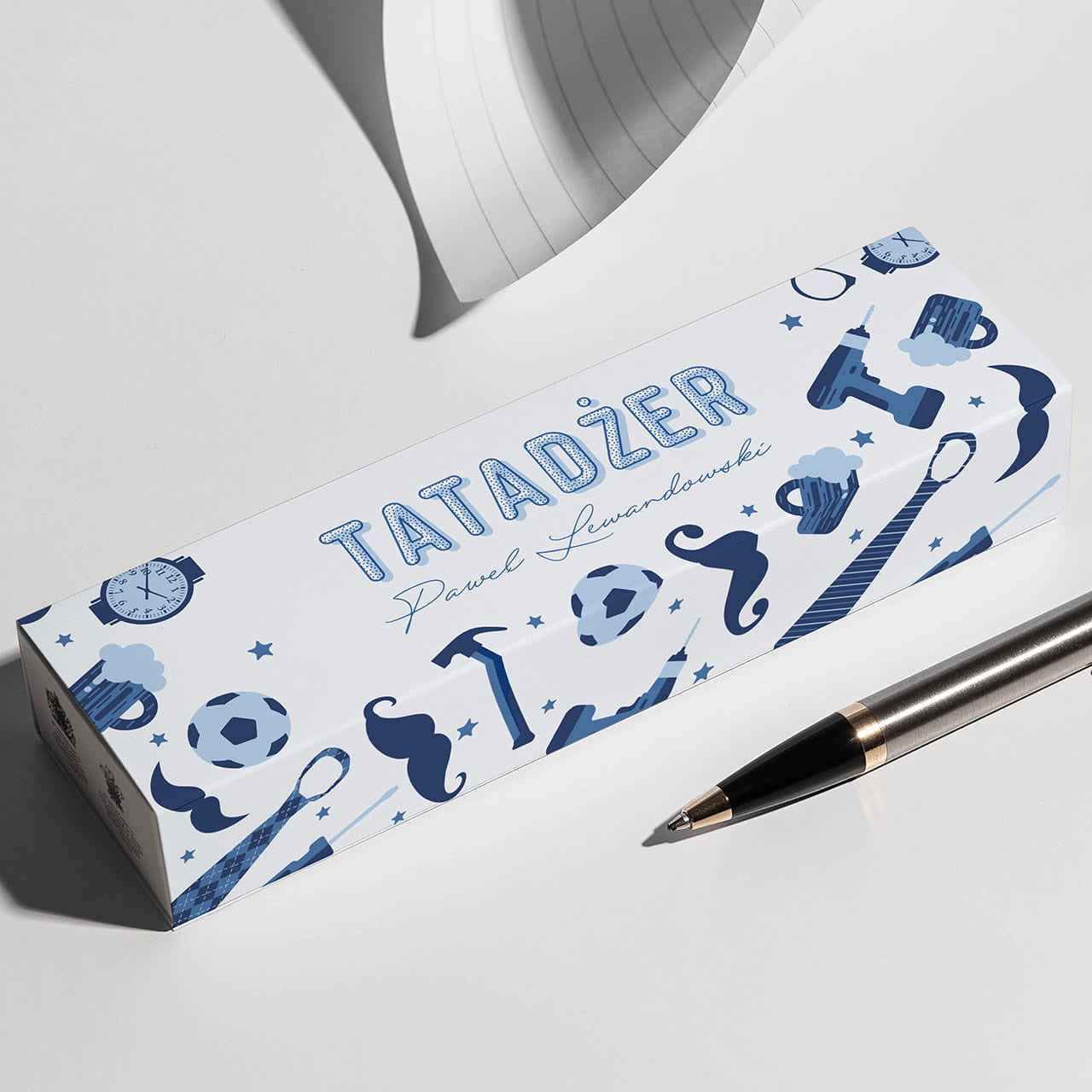 Długopis Parker z dedykacją - Tatadżer - przydatny prezent dla taty prezent na dzień taty prezent na dzień ojca
