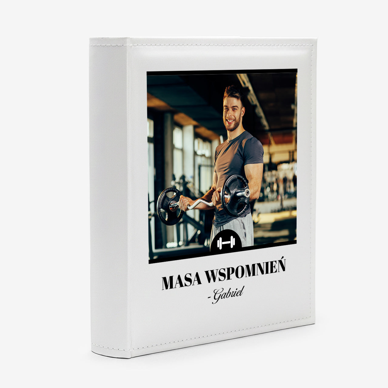 Personalizowany album na prezent dla siłacza album na zdjęcia album do zdjęć prezent dla sportowca