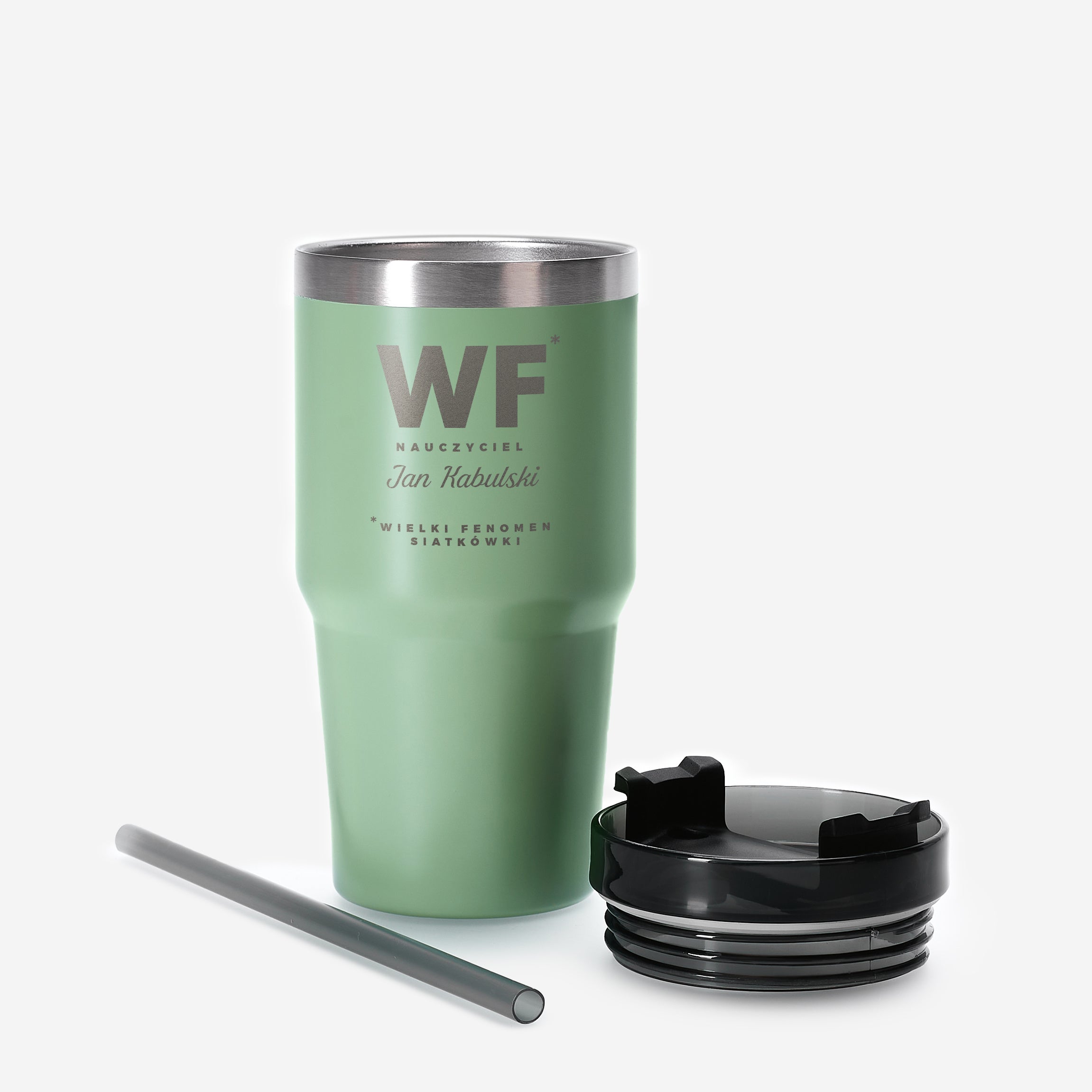 Kubek termiczny z grawerem - prezent dla nauczyciela wf prezent na dzień nauczyciela kubek termiczny dla nauczyciela