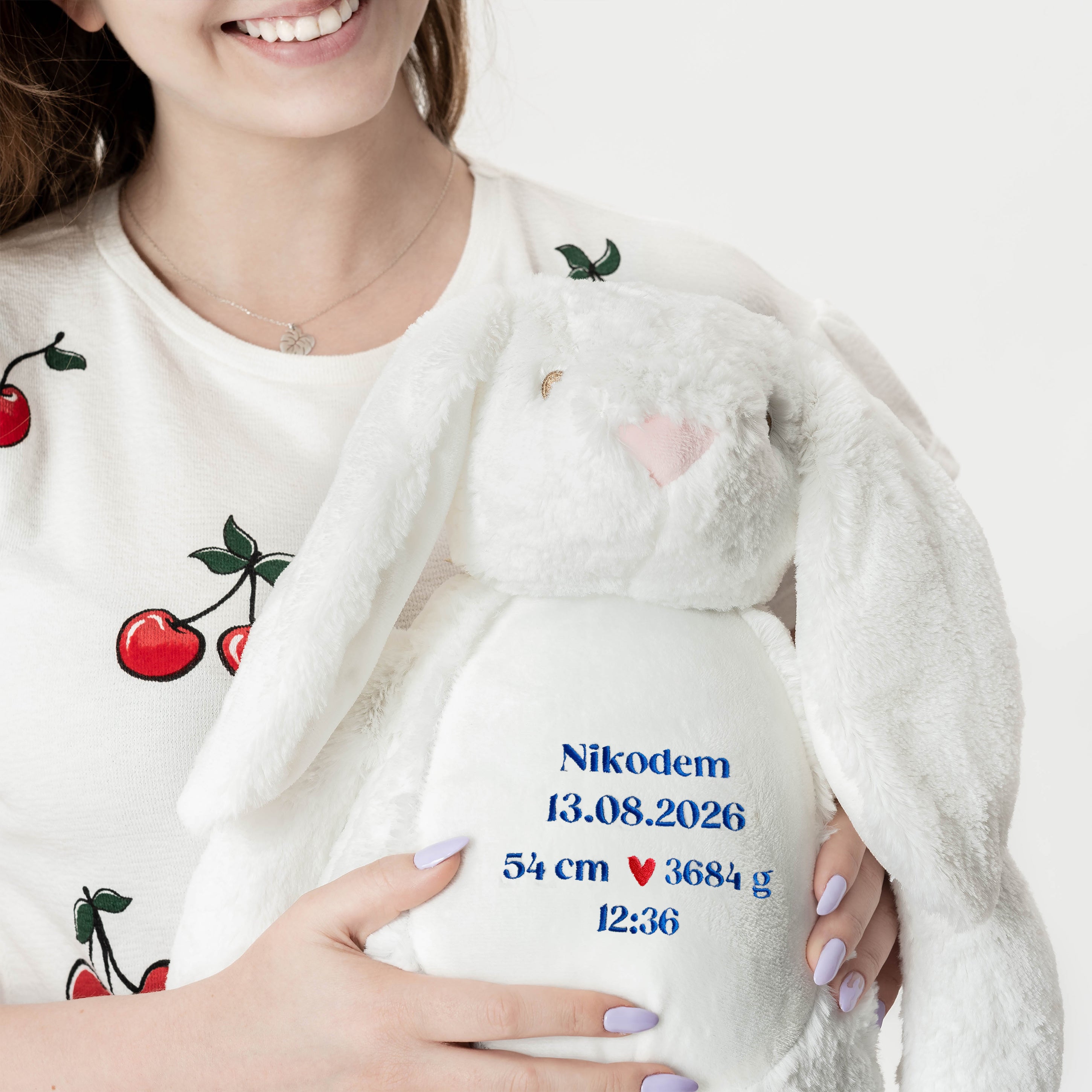 Personalizowana maskotka z metryczką - prezent na narodziny chłopca pamiątka narodzin chłopca