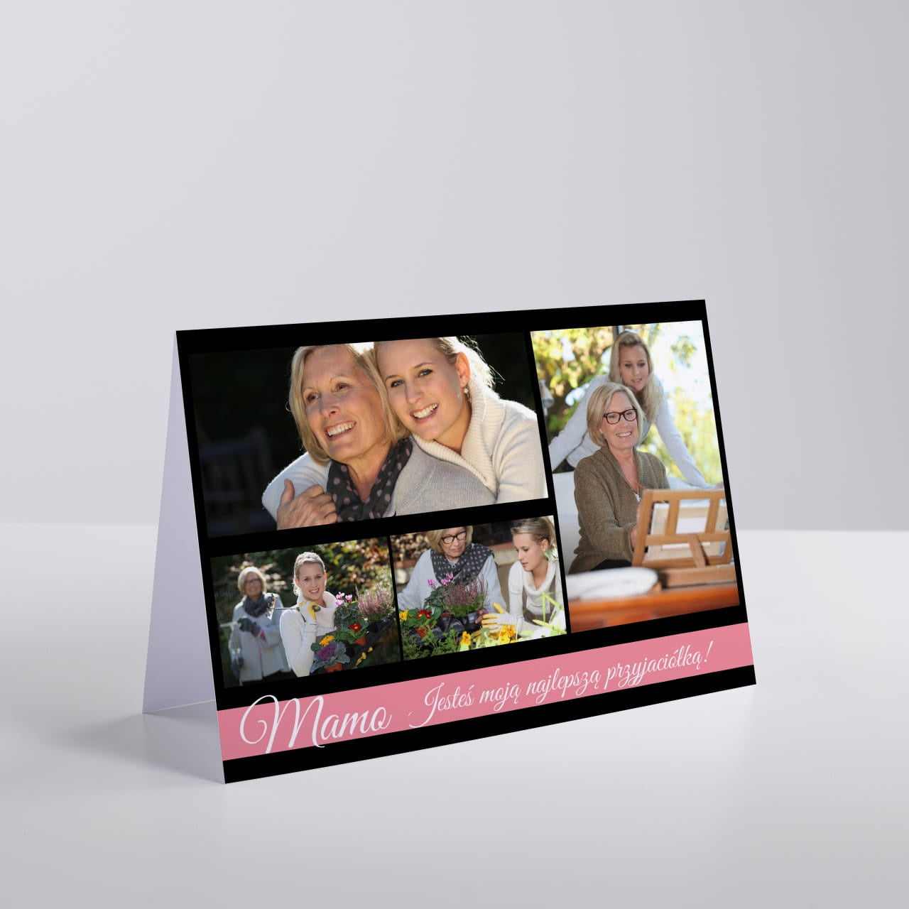 Kartka ze zdjęciami dla mamy