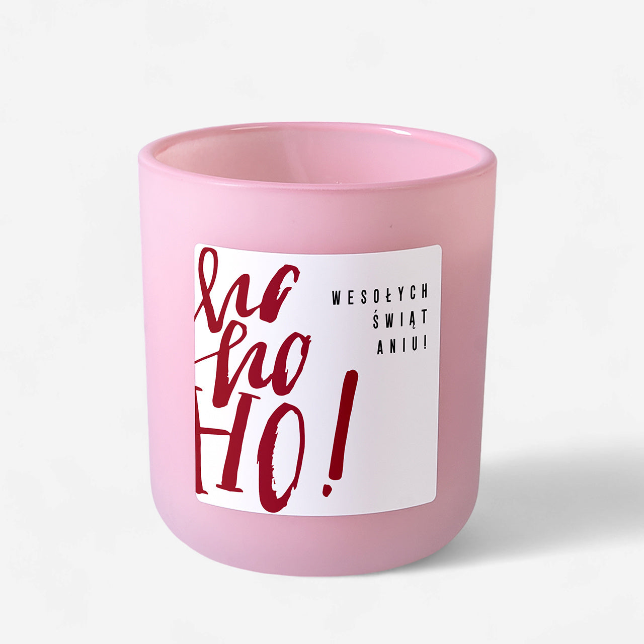 Świeczka na mikołajki dla dziewczyny Ho Ho Ho  prezent na mikołajki prezent dla niej