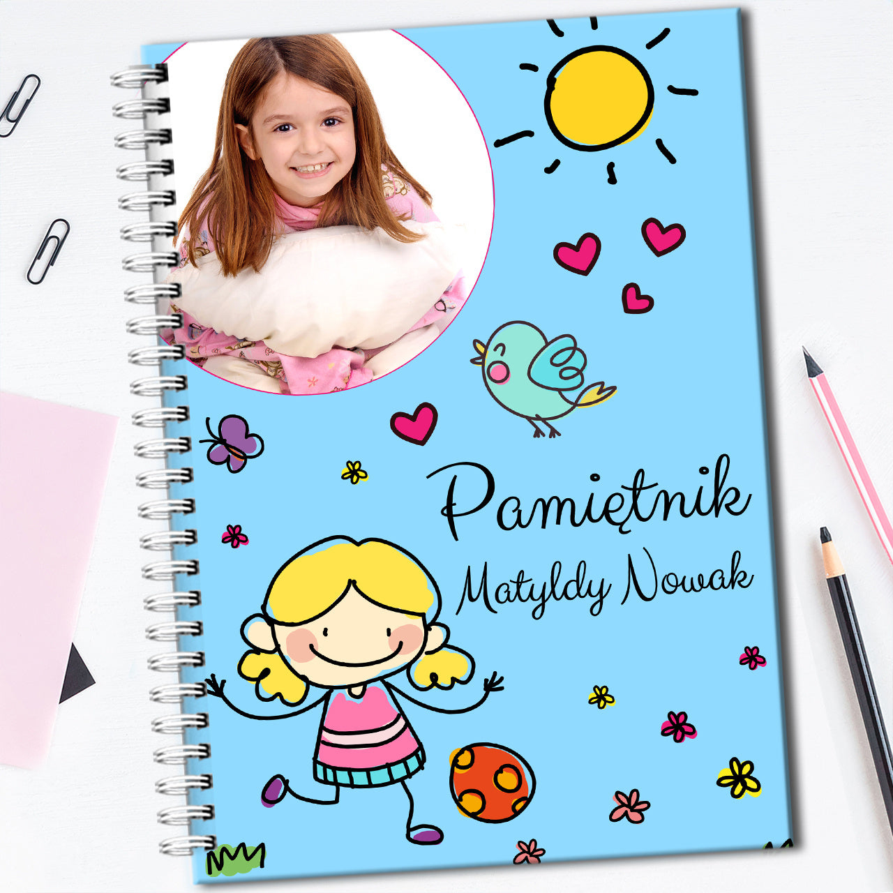 Personalizowany pamiętnik dla dziecka - prezent na Dzień Dziecka