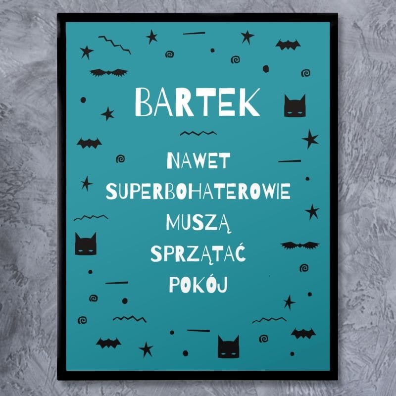 Personalizowany plakat dla dziecka - prezent na Dzień Dziecka