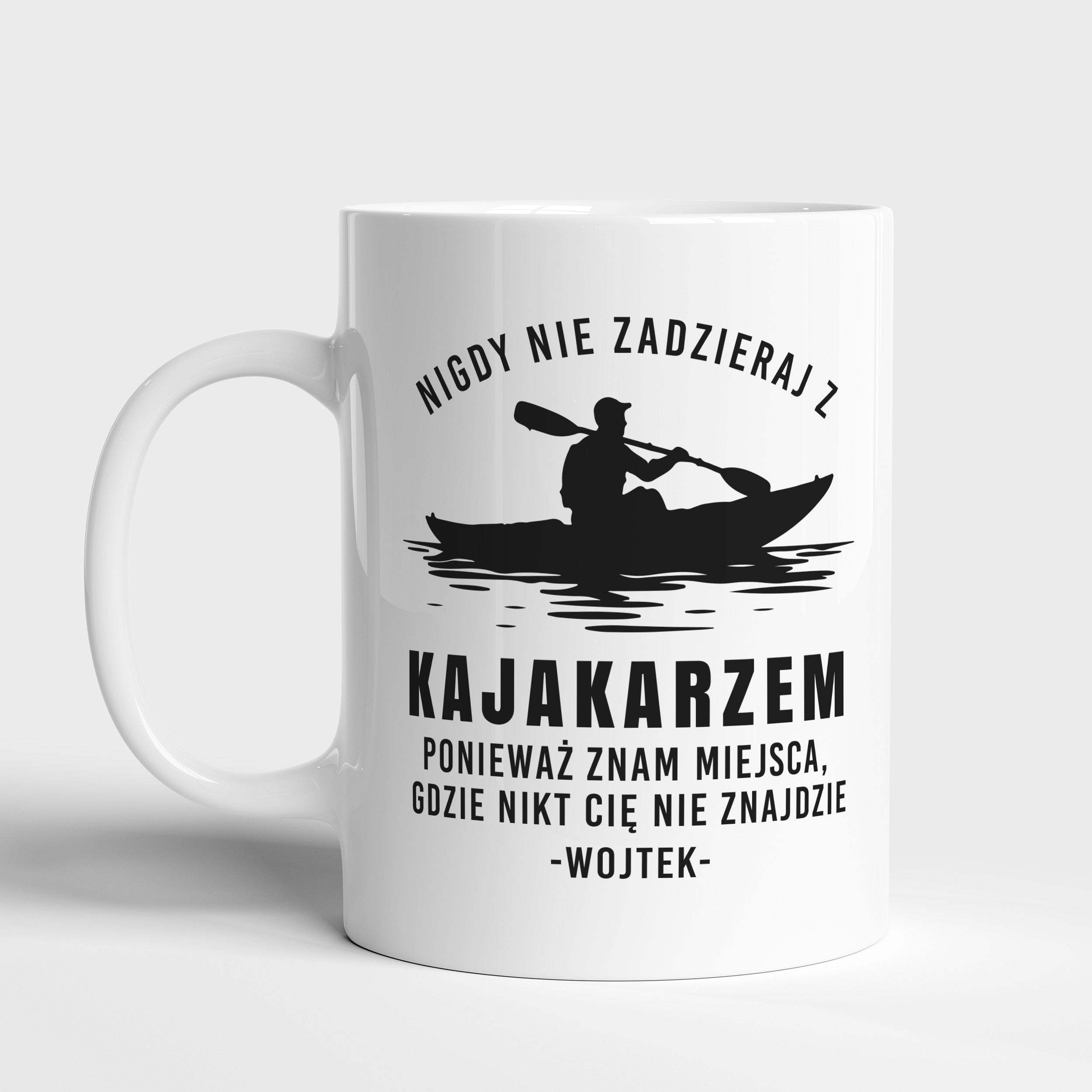 Kubek z personalizacją dla kajakarza