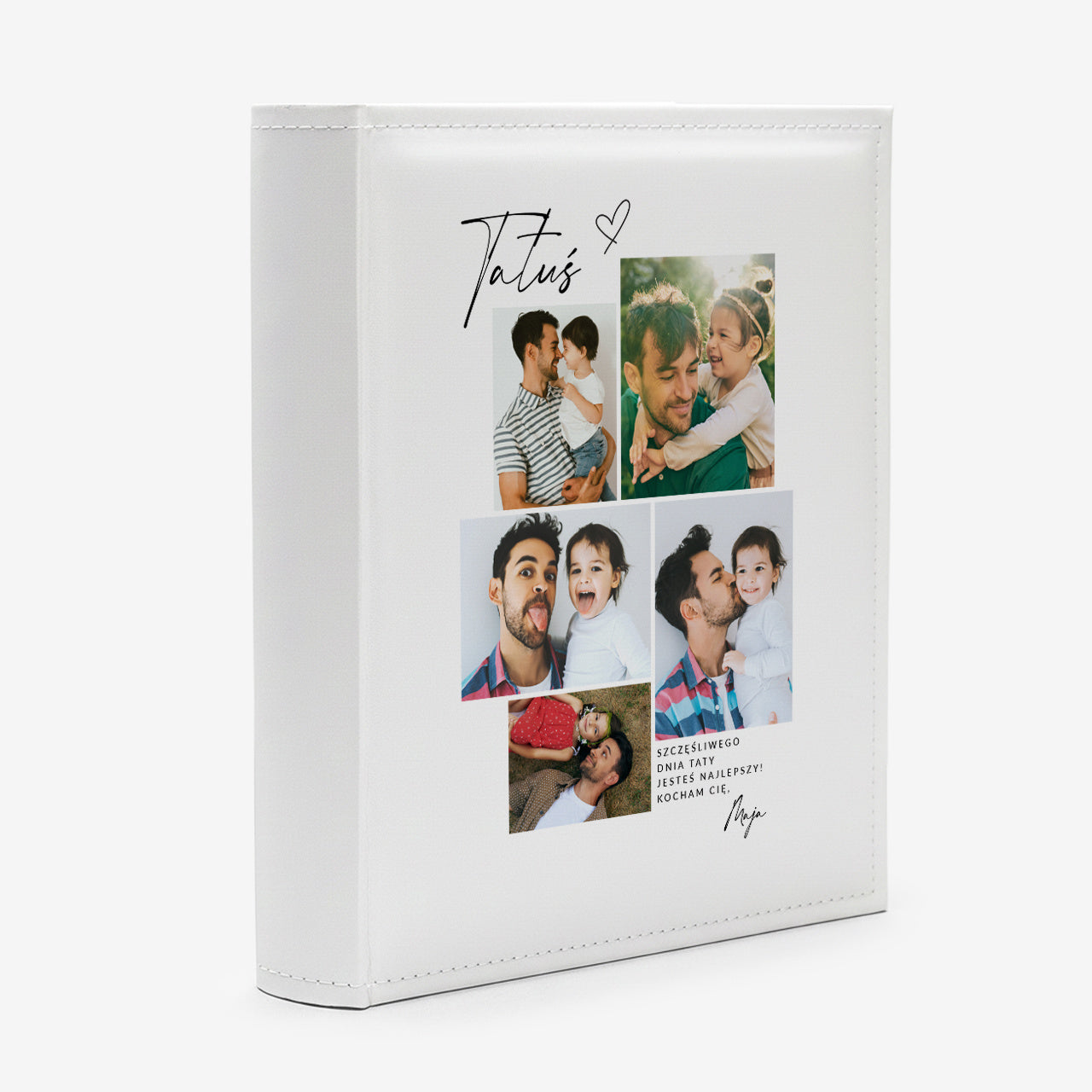 Personalizowany album na Dzień Taty - kolaż zdjęć