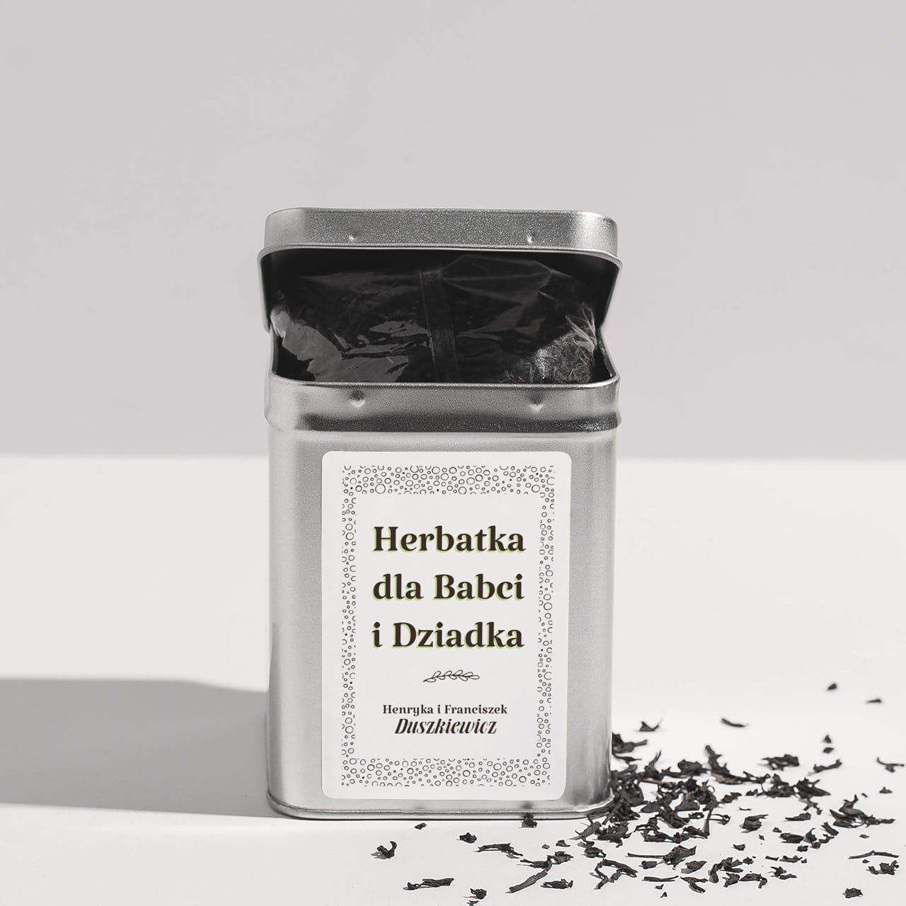 Personalizowana herbata dla babci i dziadka herbata na Dzień Babci i Dziadka prezent dla babci i dziadka