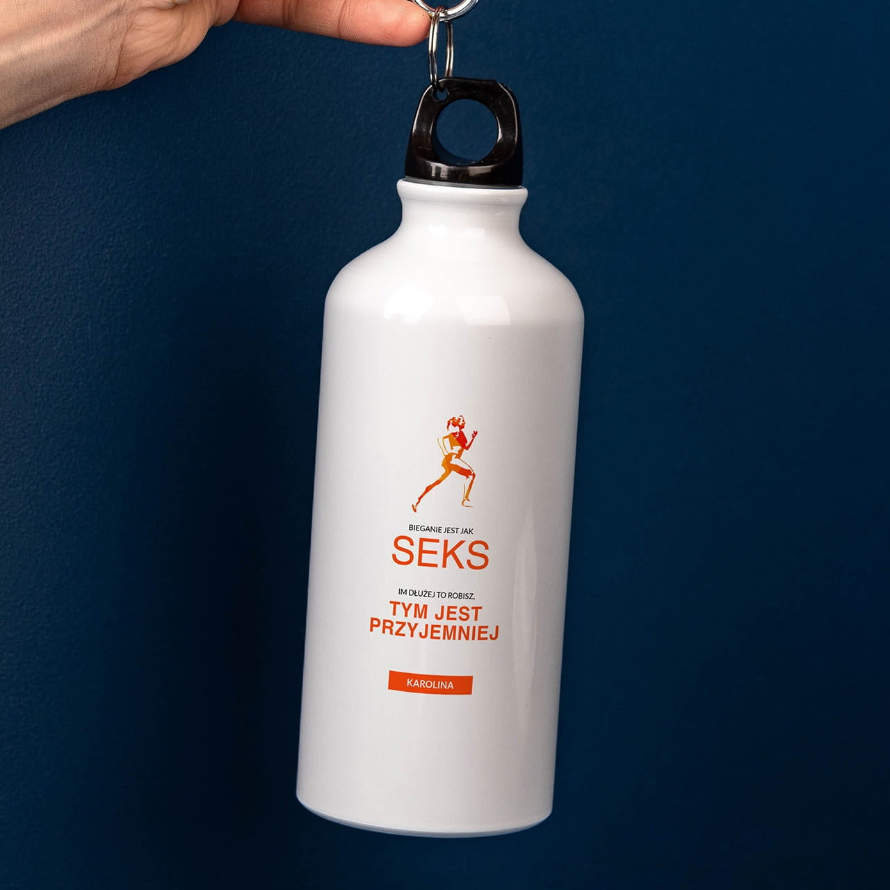 Personalizowany bidon - prezent dla biegaczy prezent dla sportowca bidon personalizowany bidon dla biegacza
