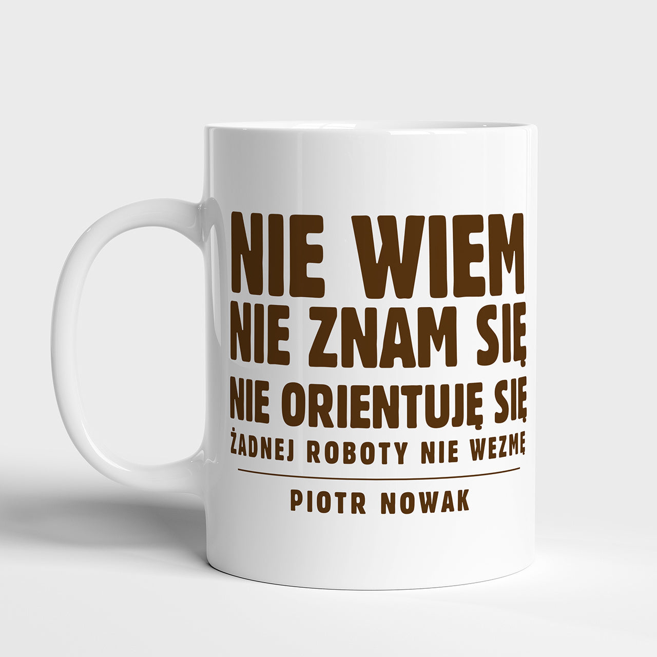 Kubek dla pracownika - Nie Znam Się