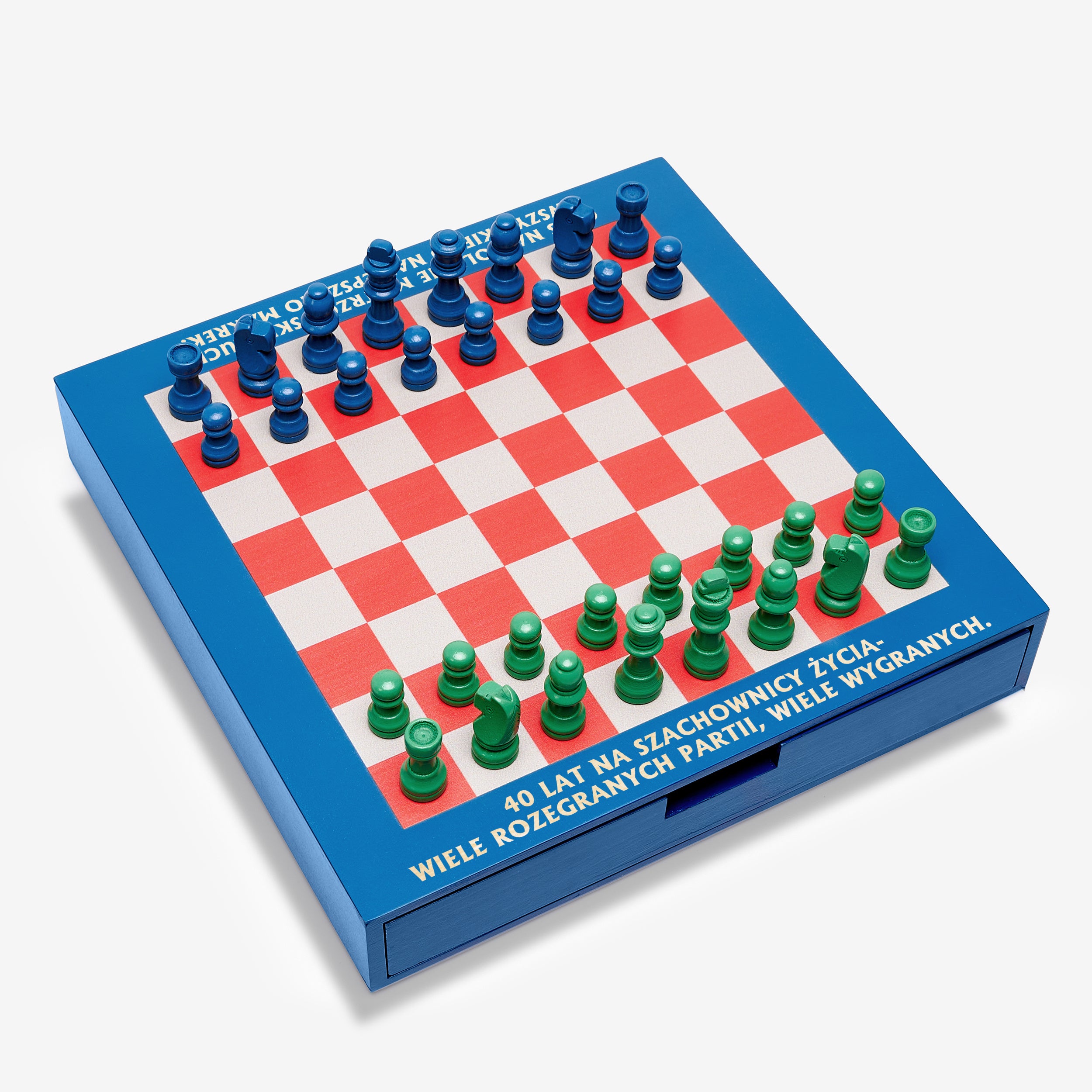 Szachy drewniane - prezent z okazji urodzin prezent urodziny dla szachisty szachy personalizowane