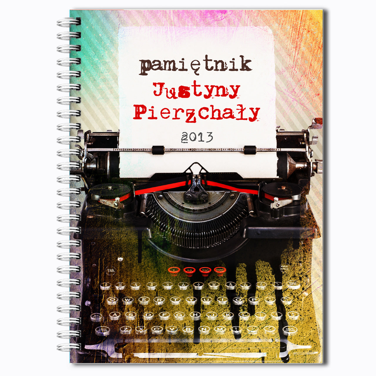 Personalizowany notatnik dla pisarza