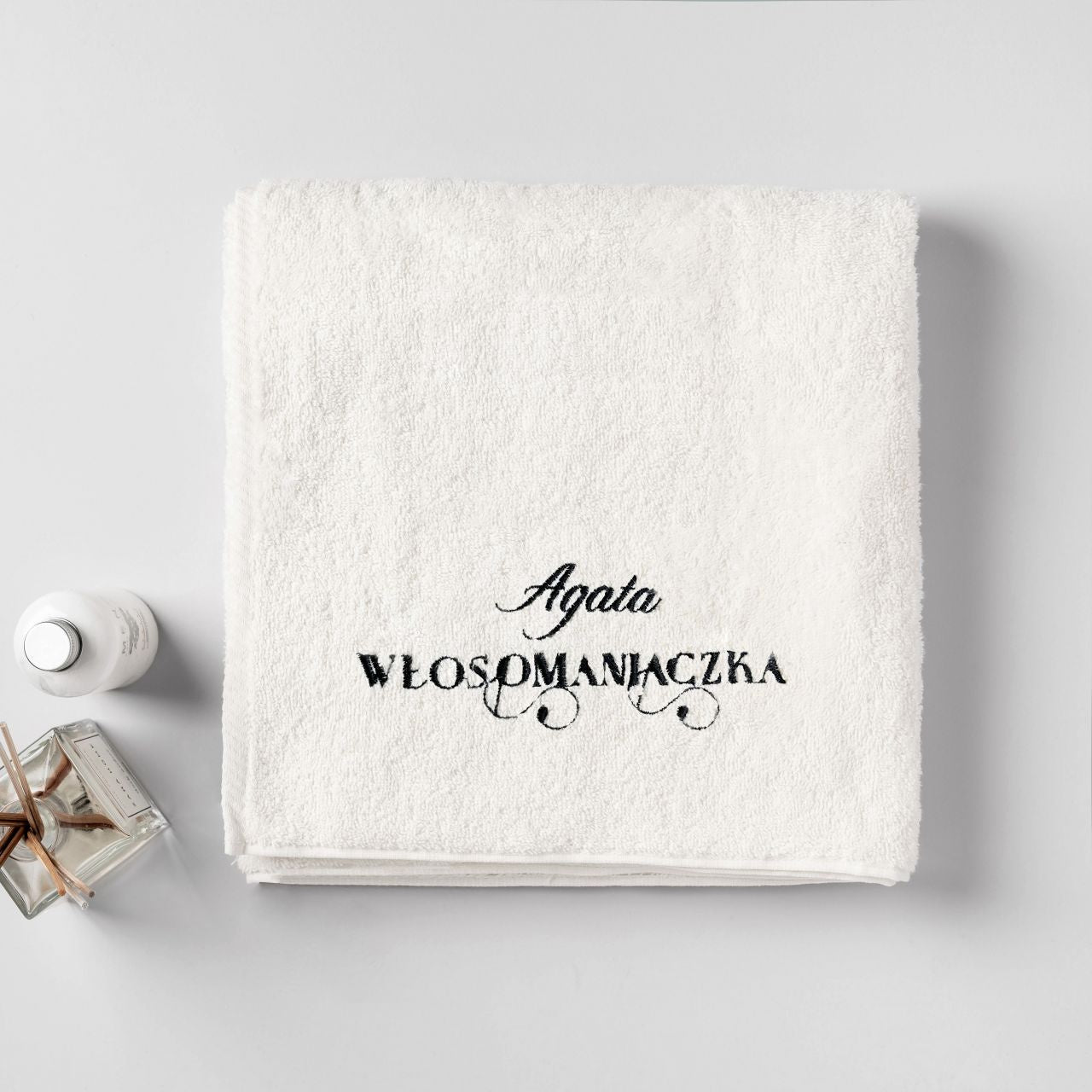 Personalizowany ręcznik dla włosomaniaczki