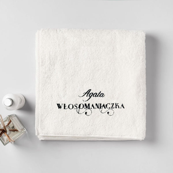 Personalizowany ręcznik dla włosomaniaczki