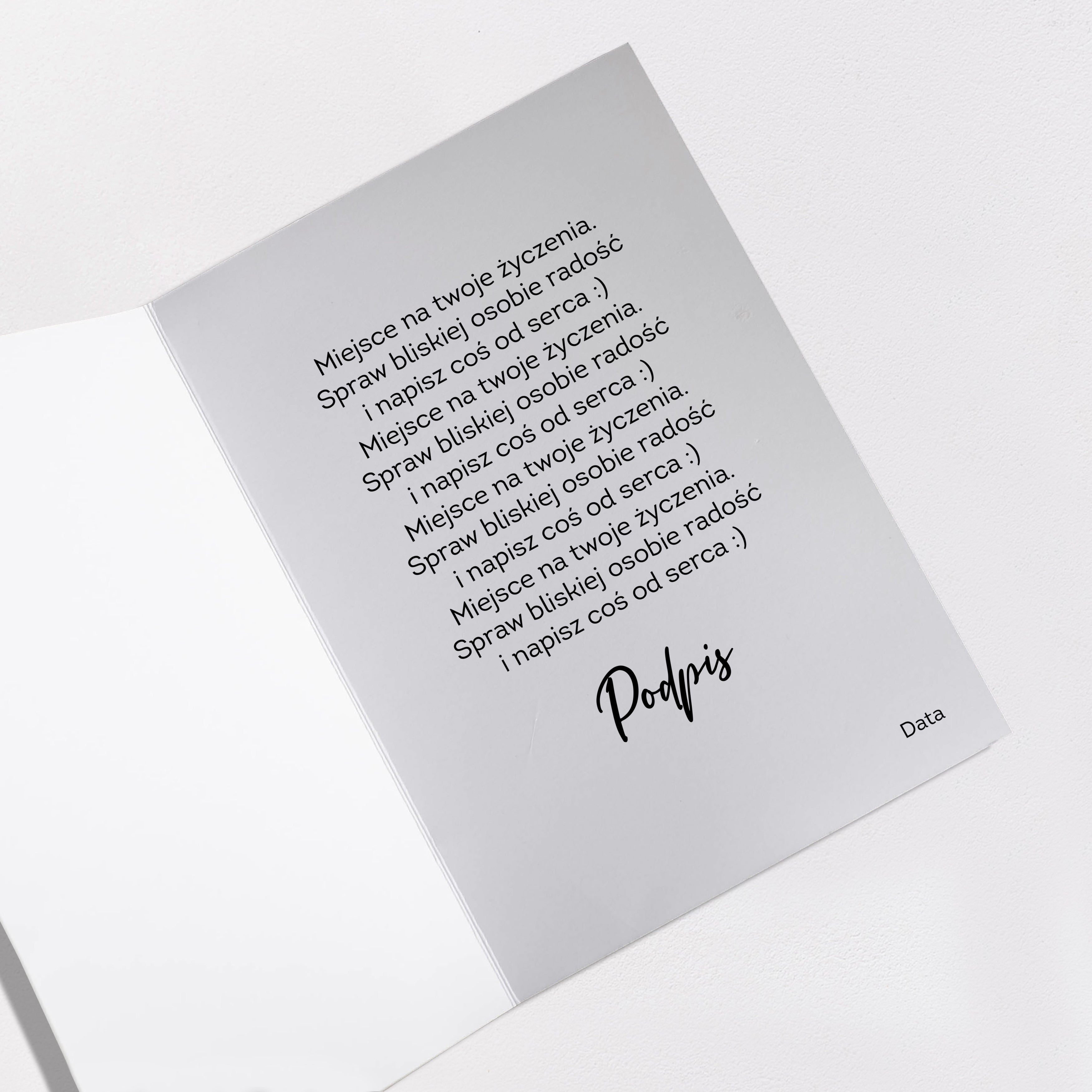 Personalizowana kartka ze złoceniem dla dziadka