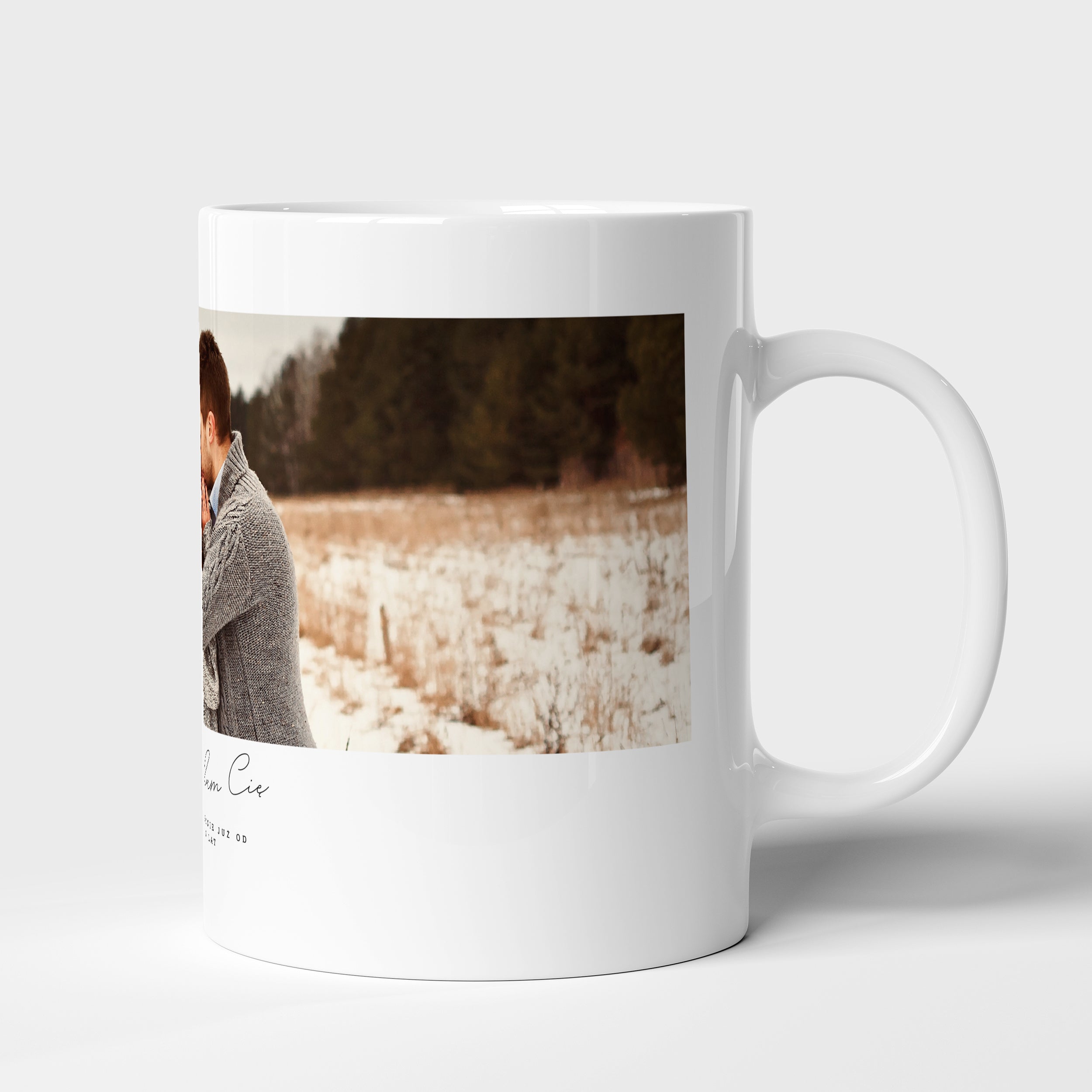 Kubek ze zdjęciem - prezent walentynkowy dla ukochanej kubek na walentynki prezent na walentynki dla ukochanej