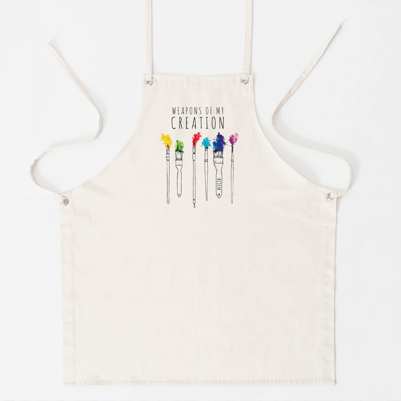 Personalizowany fartuch dla malarki prezent dla artystycznej duszy fartuch personalizowany prezent dla malarki