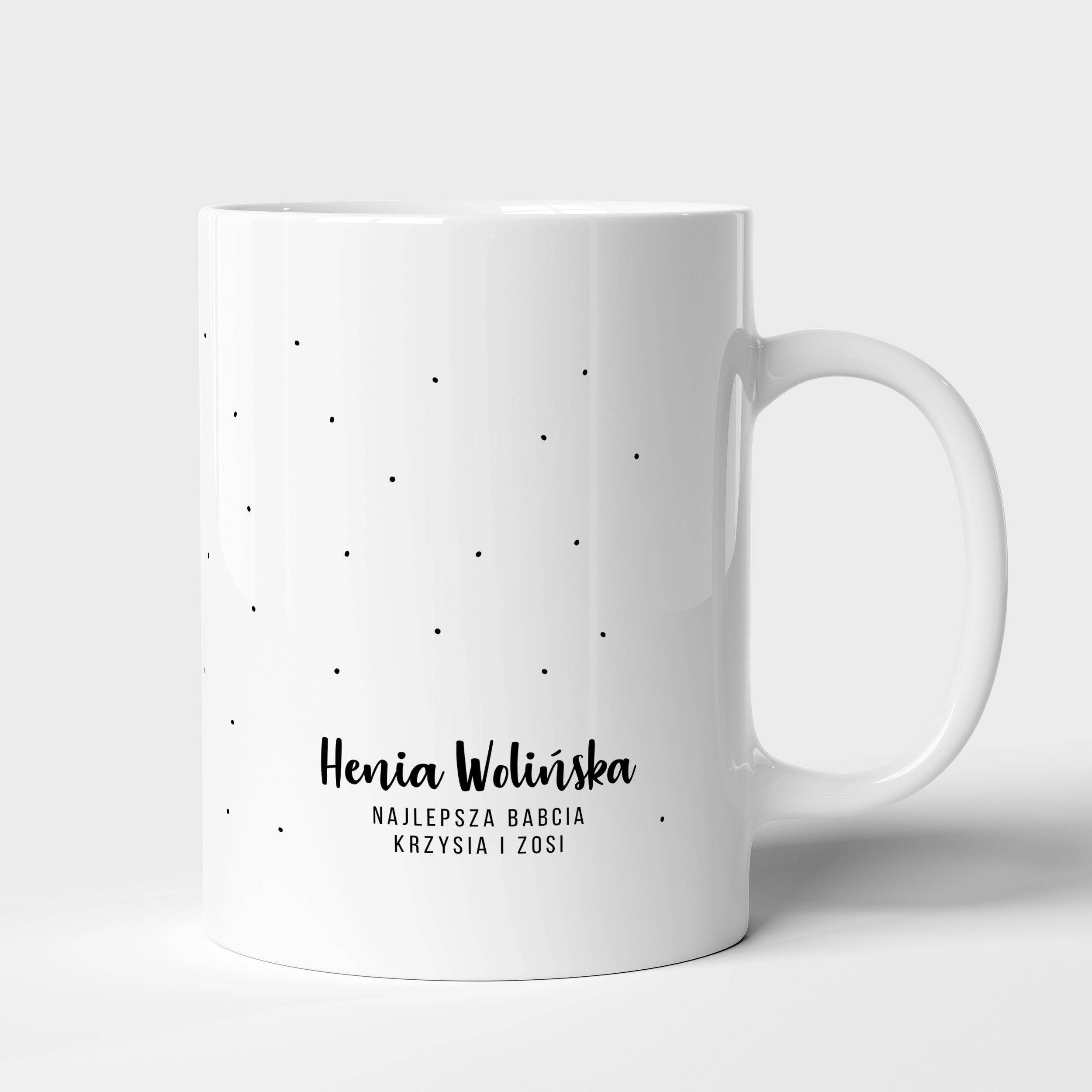 Personalizowany kubek na Dzień Babci - Supermoc prezent na dzień babci prezent dla babci kubek dla babci