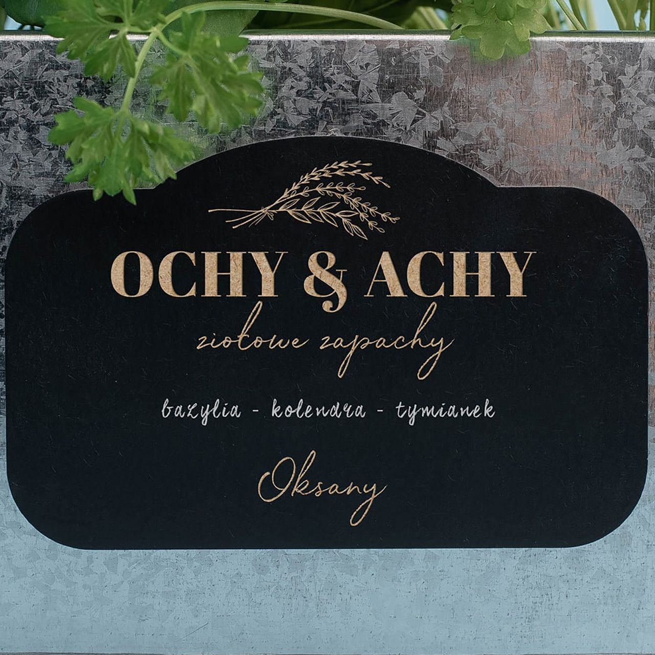 Skrzynka na zioła - Ochy i Achy - prezent dla miłośniczki gotowania