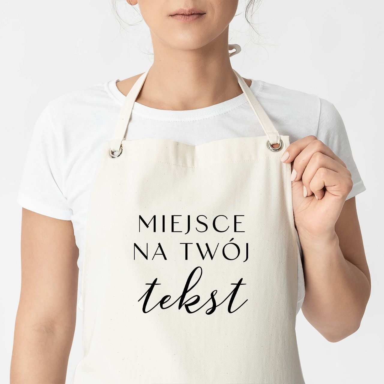 Kuchenny fartuch z własnym nadrukiem